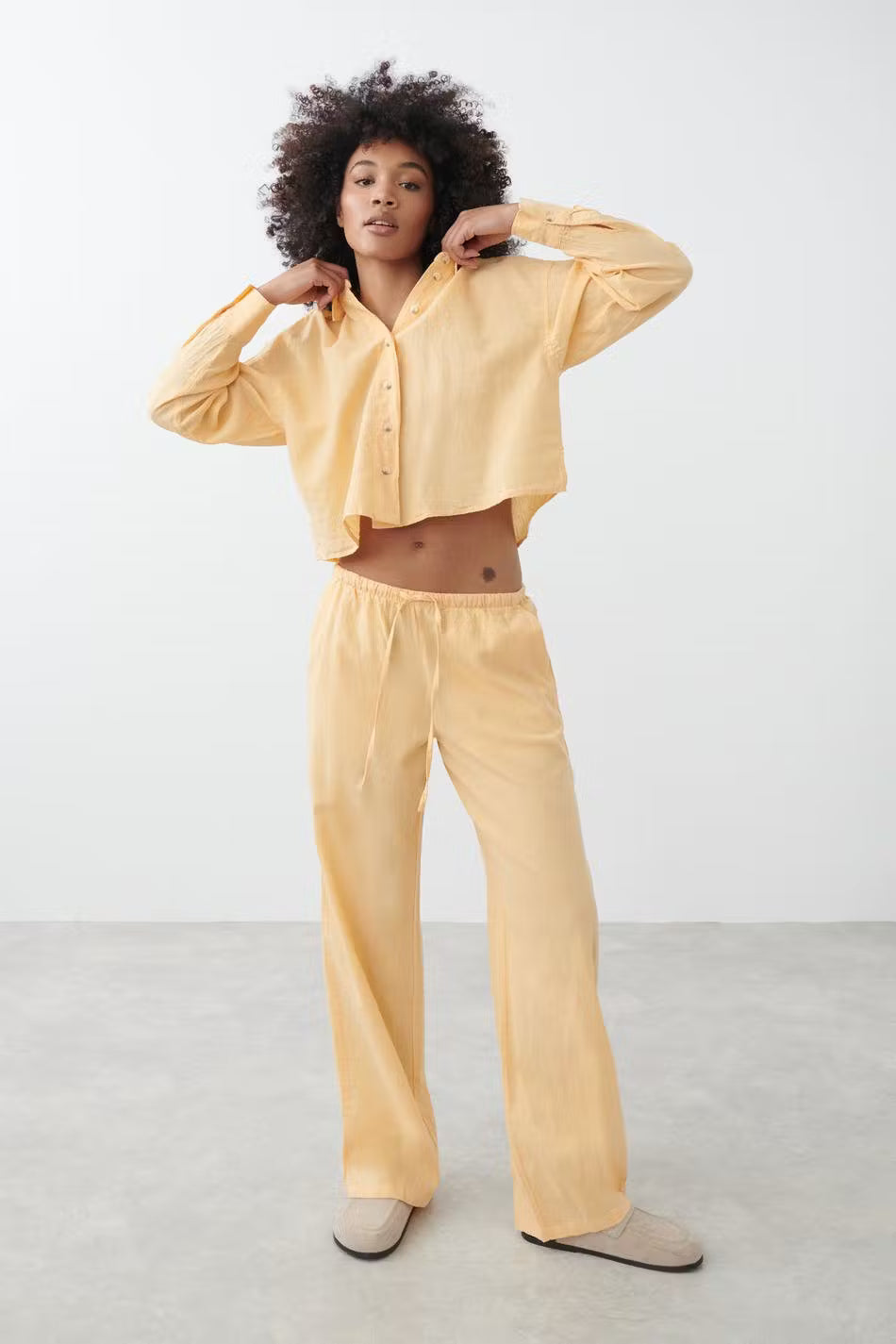 Linen blend shirt - Edel Essential