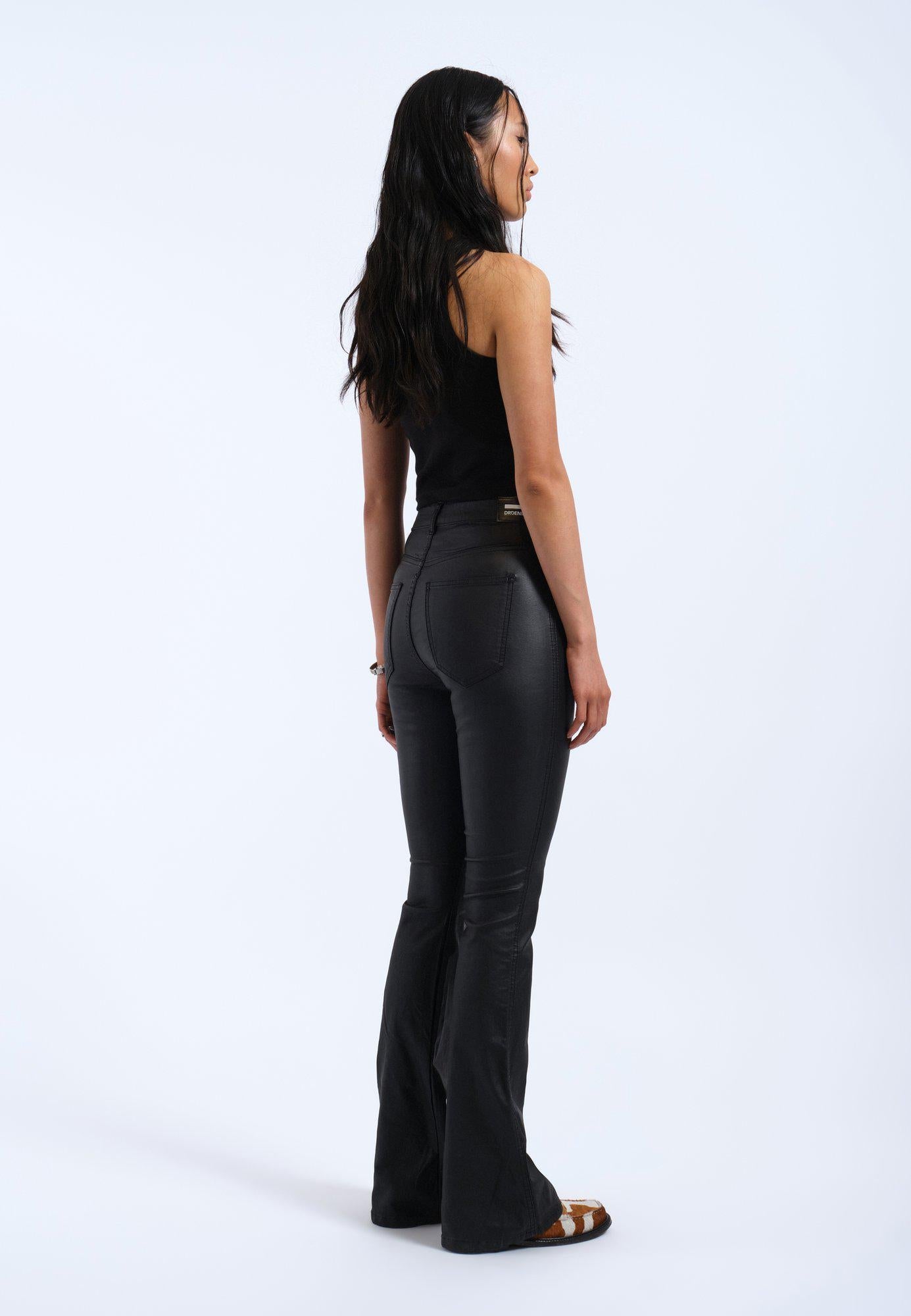 Flare Leather Bootcut Pants - Edel Essential