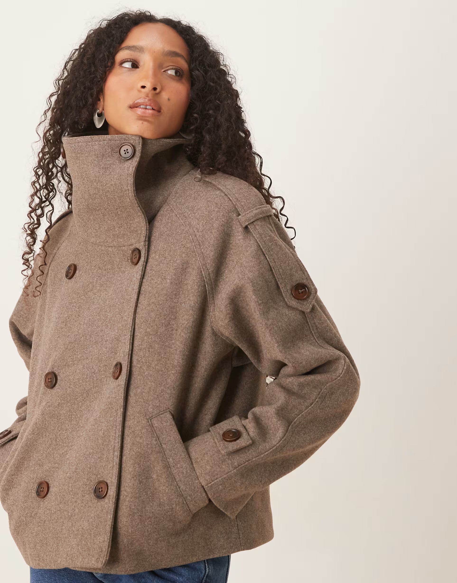 Camille Cropped Trenchcoat