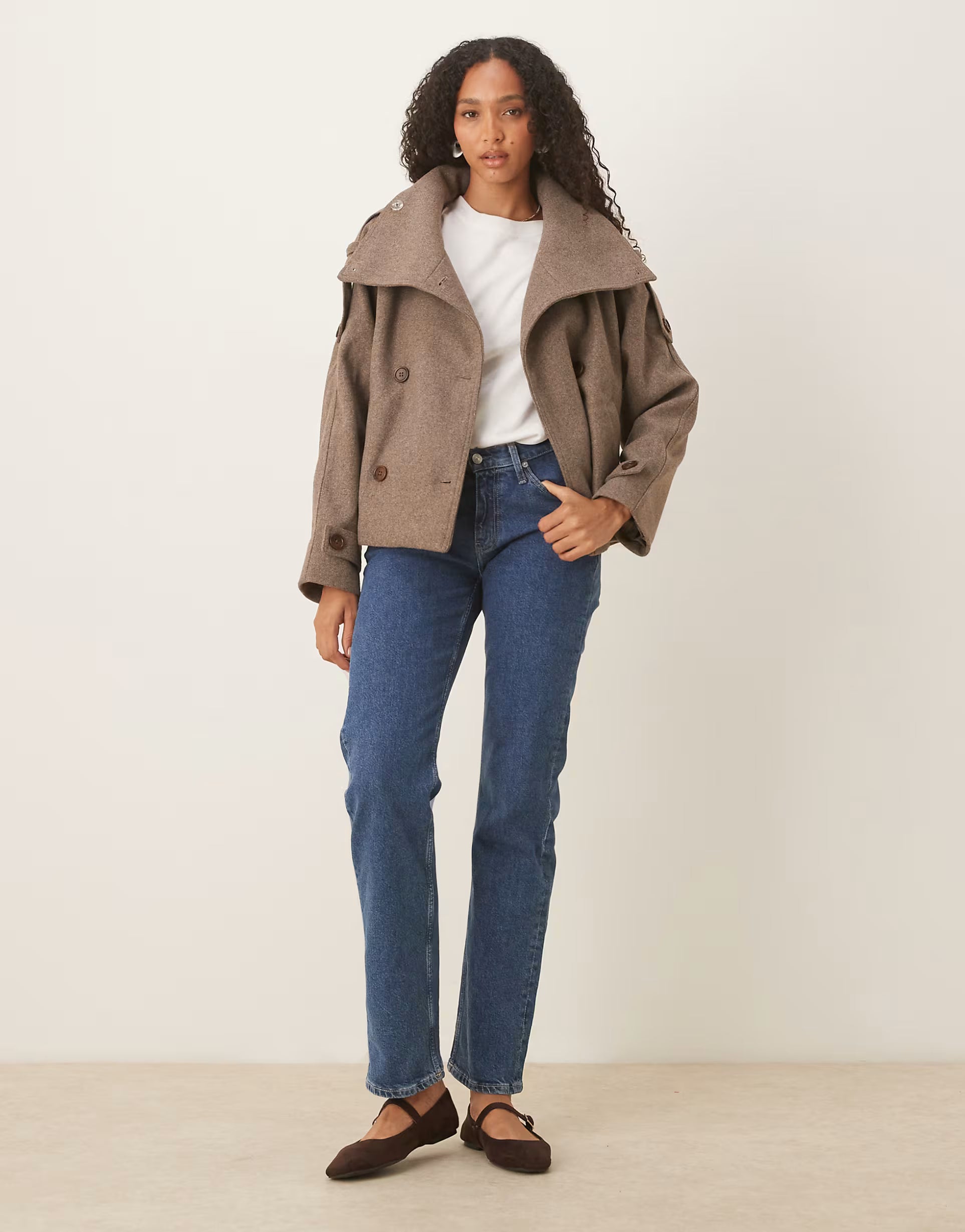 Camille Cropped Trenchcoat
