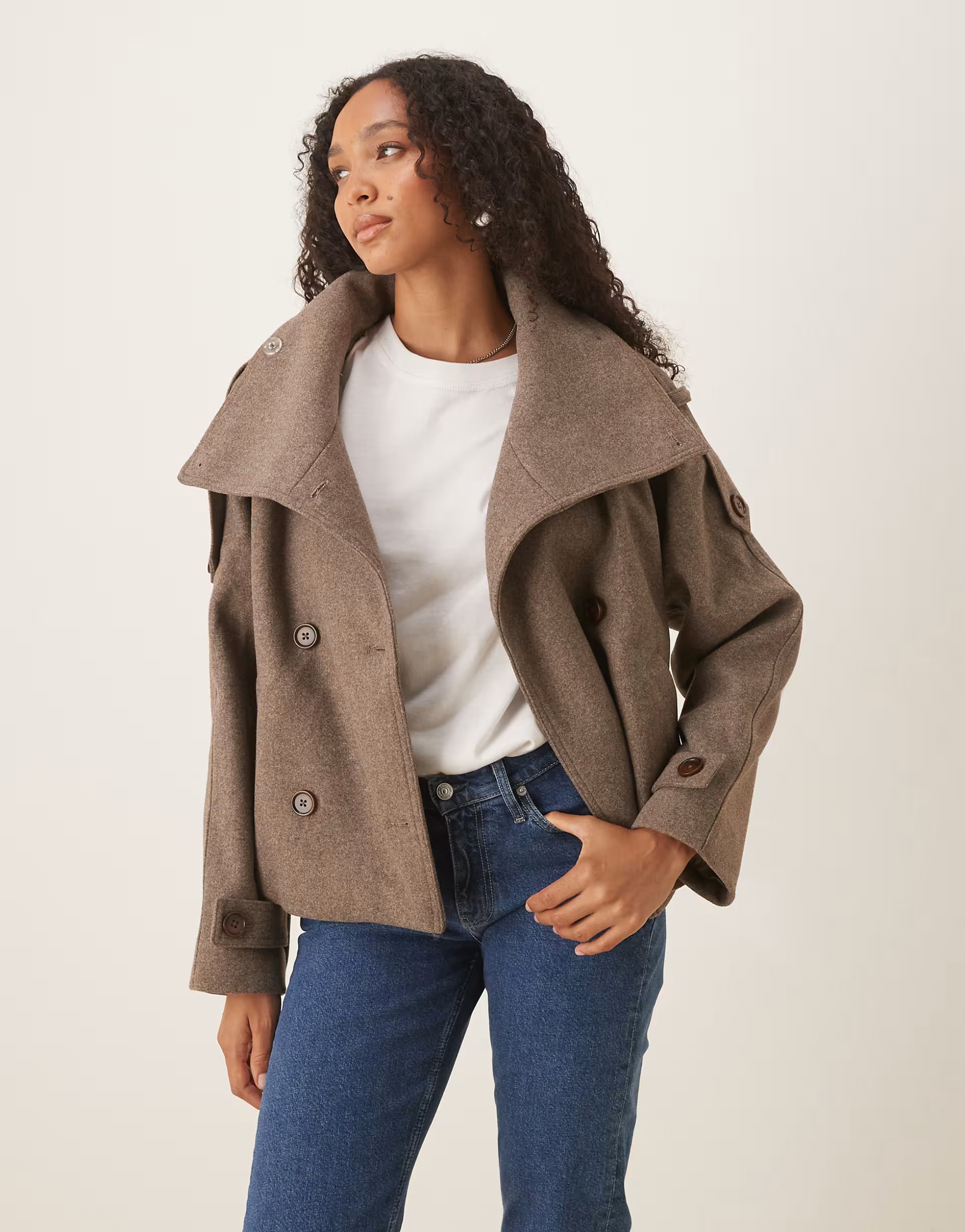 Camille Cropped Trenchcoat