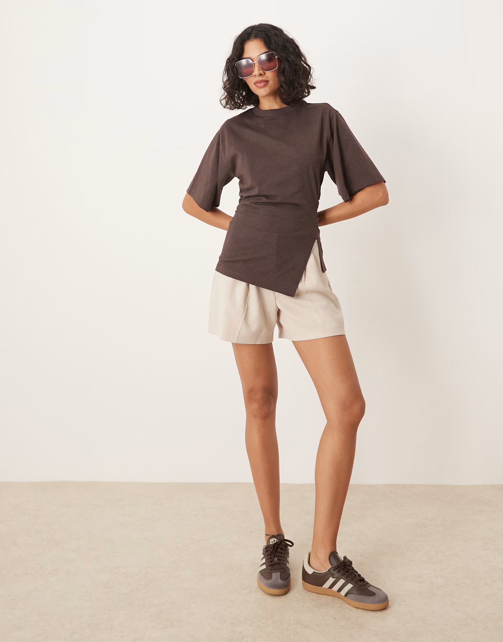 Cinched side t-shirt - Edel Essential
