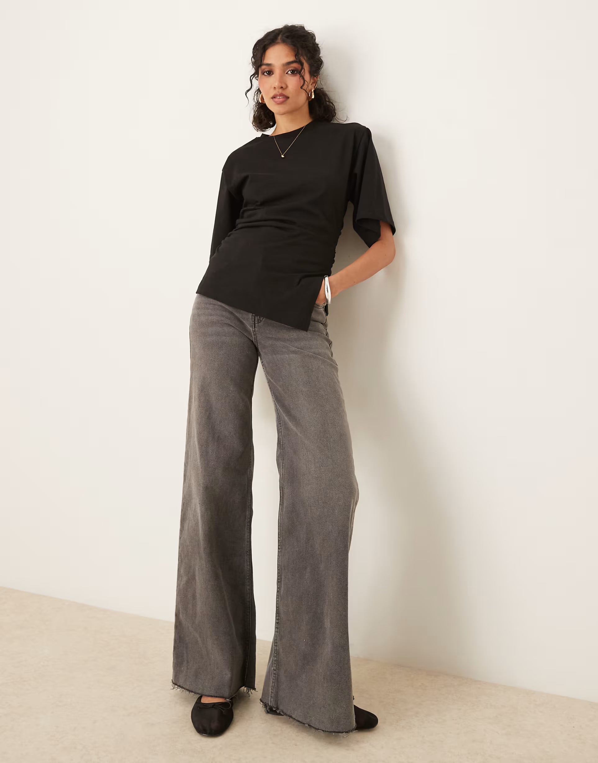 Cinched side t-shirt - Edel Essential