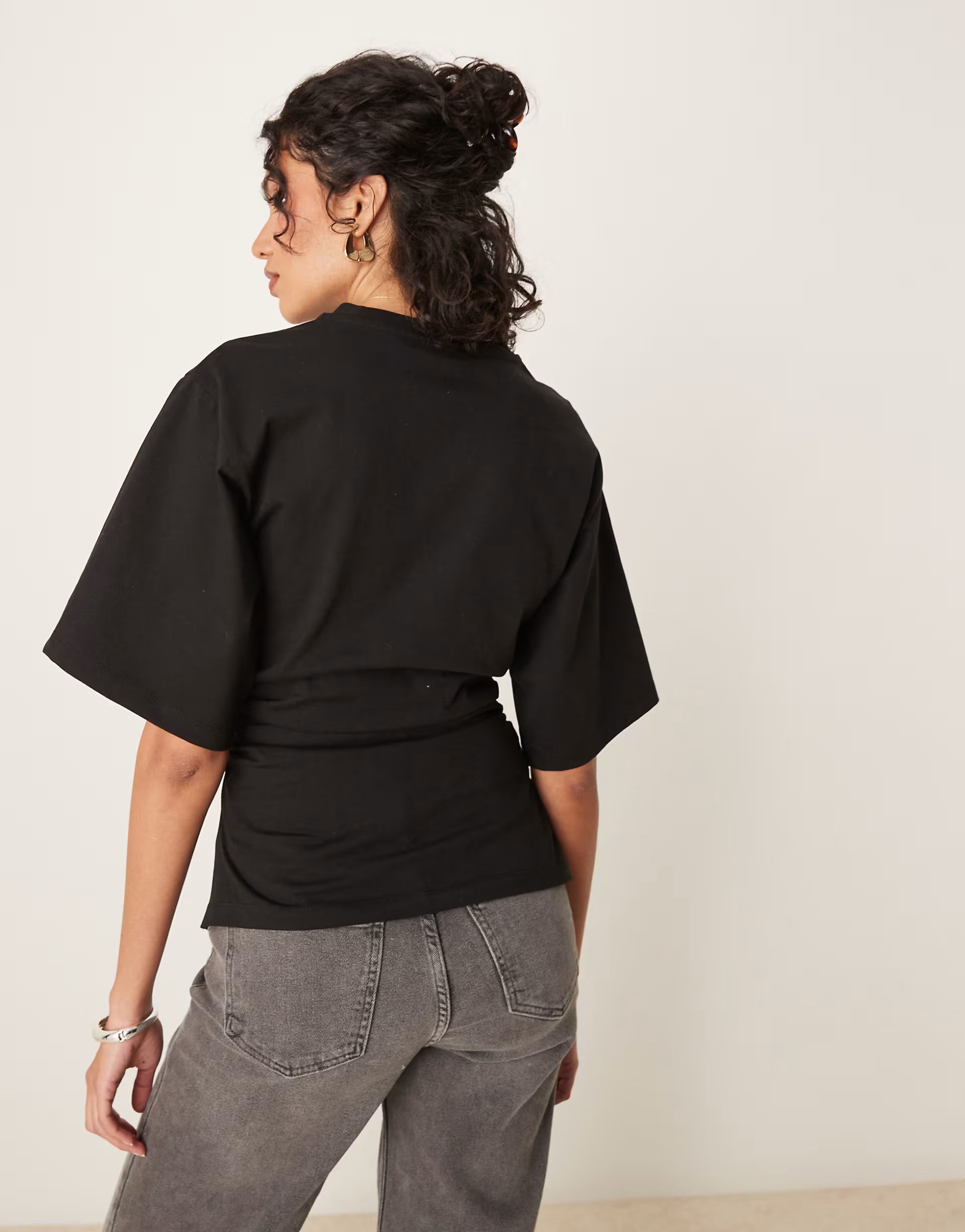 Cinched side t-shirt - Edel Essential