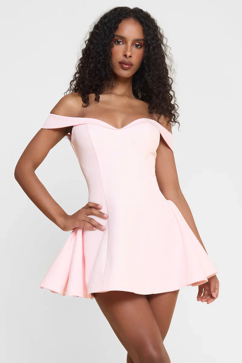 Off-shoulder mini dress - Edel Essential