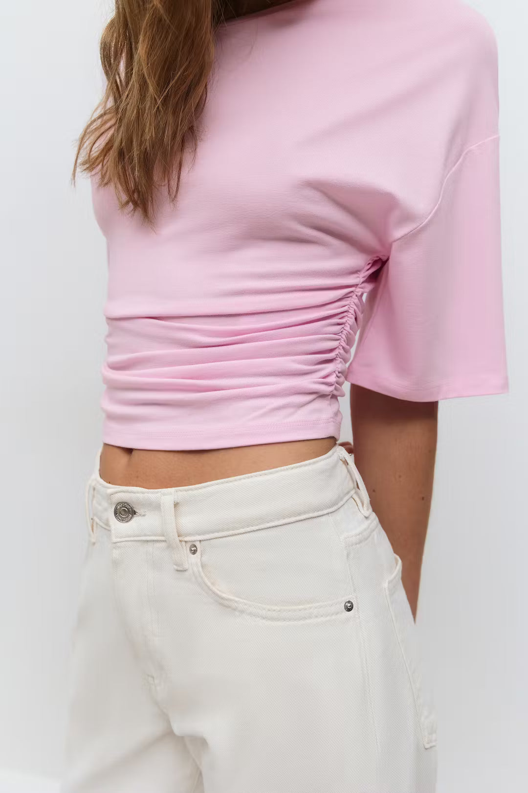 Soft touch ruched tee - Edel Essential