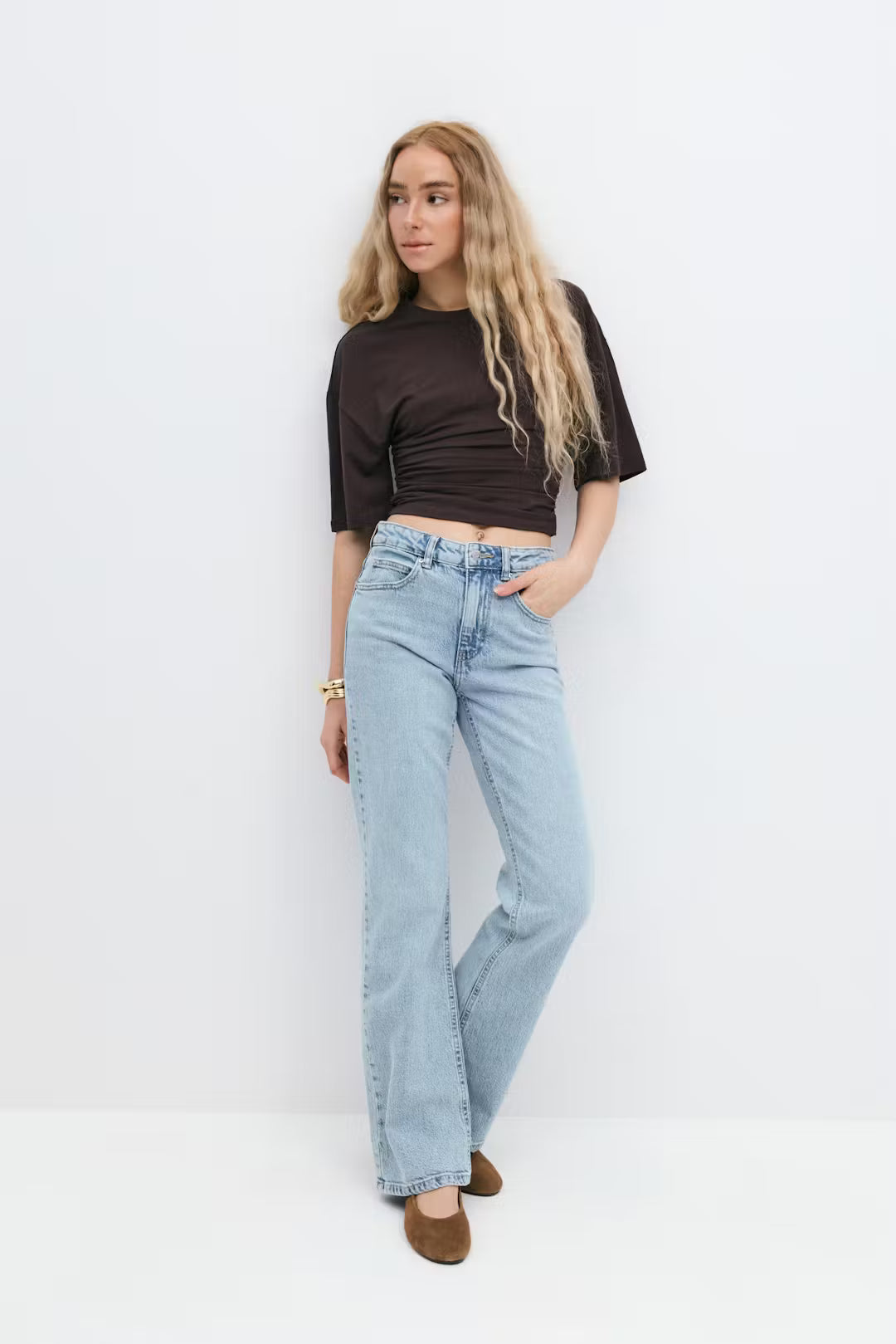 Soft touch ruched tee - Edel Essential