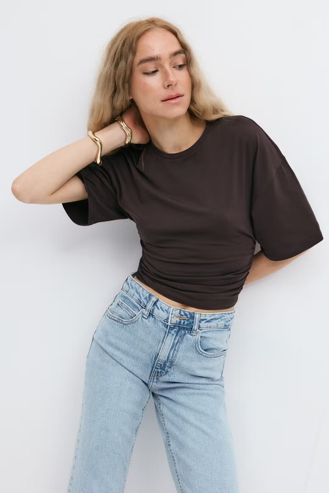 Soft touch ruched tee - Edel Essential