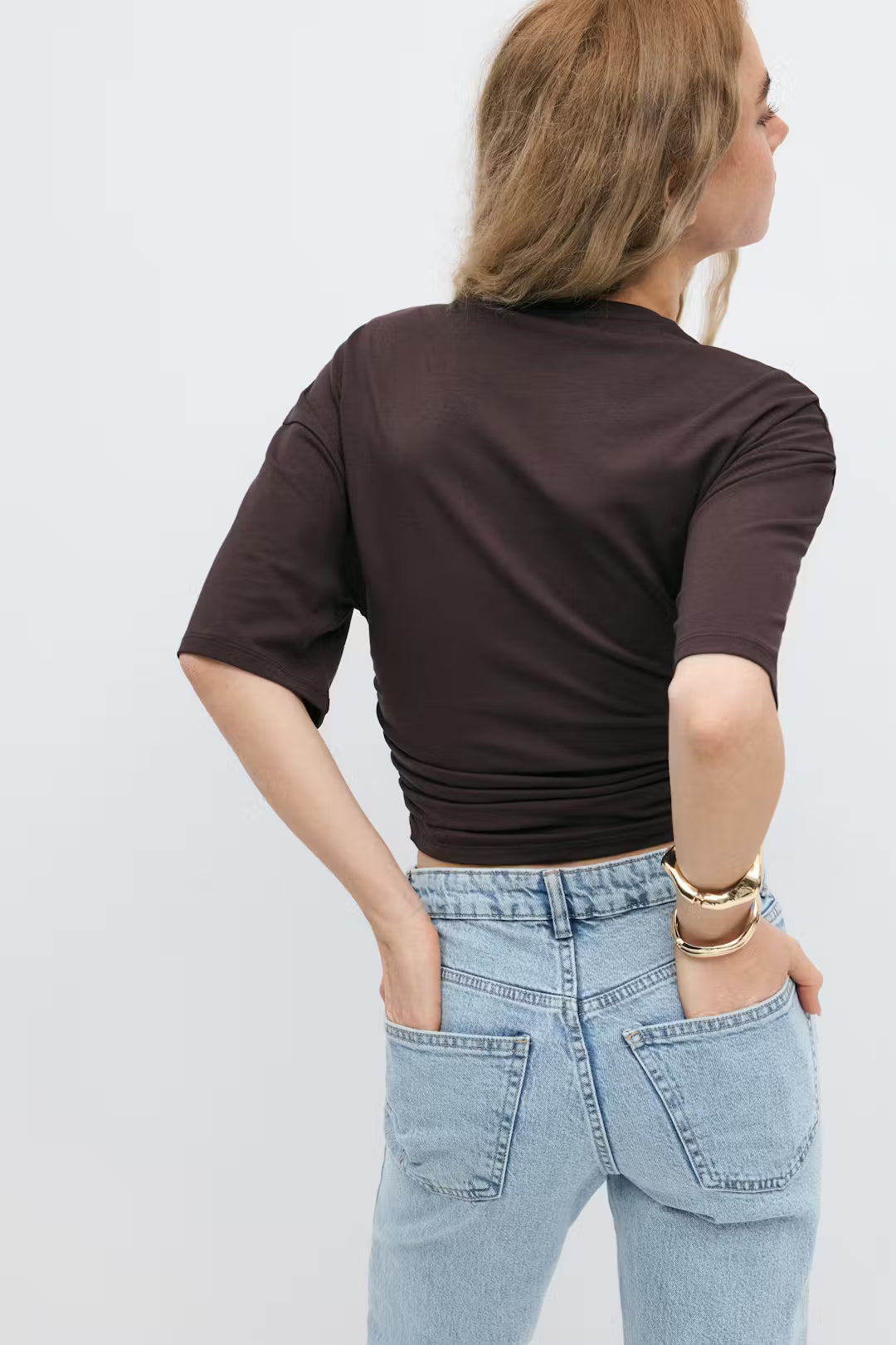 Soft touch ruched tee - Edel Essential