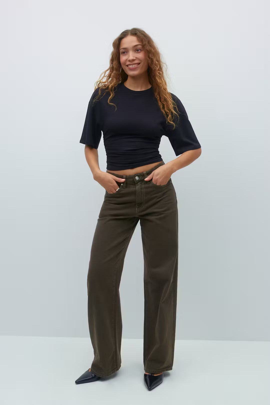 Soft touch ruched tee - Edel Essential