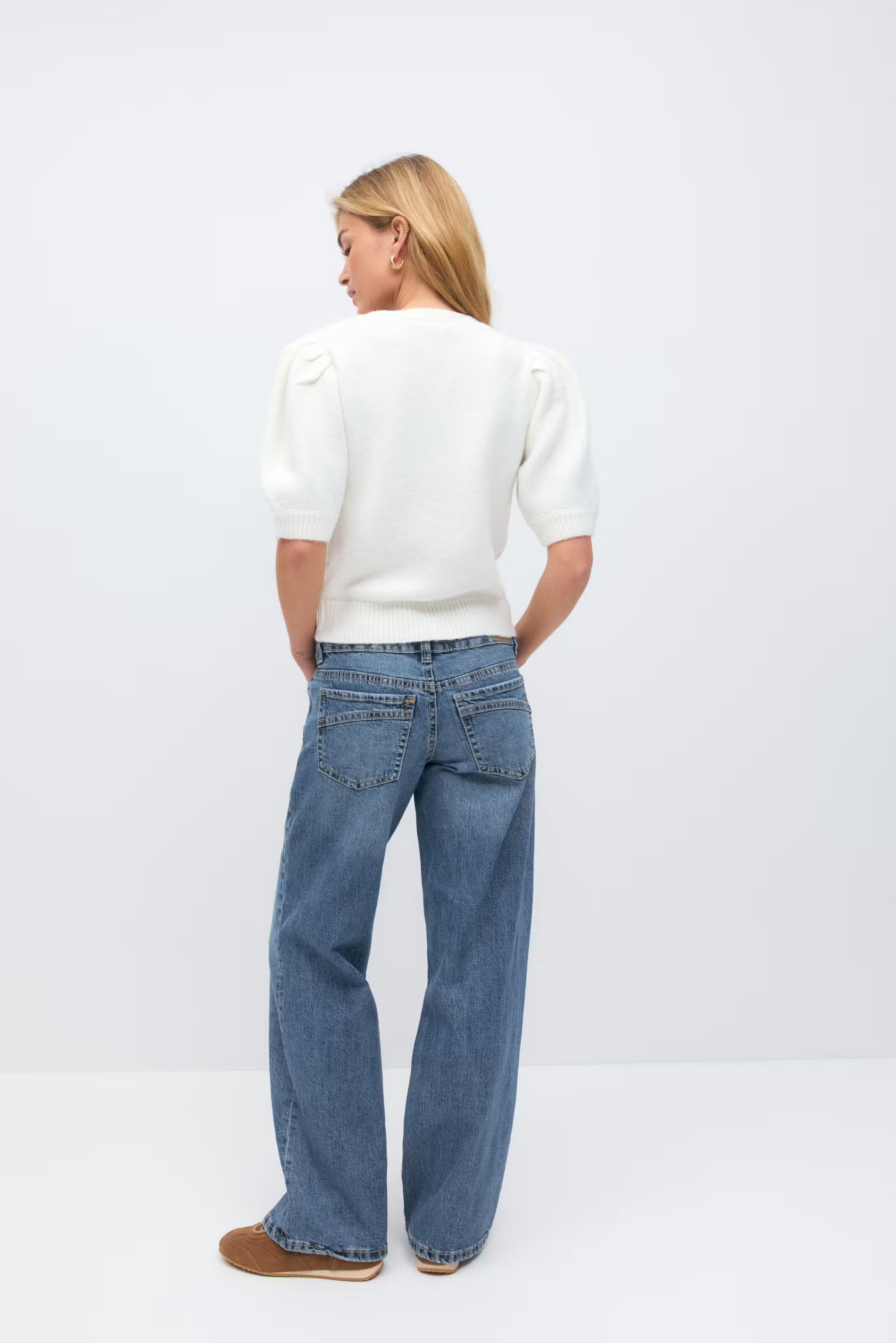 Ultra low wide jeans - Edel Essential