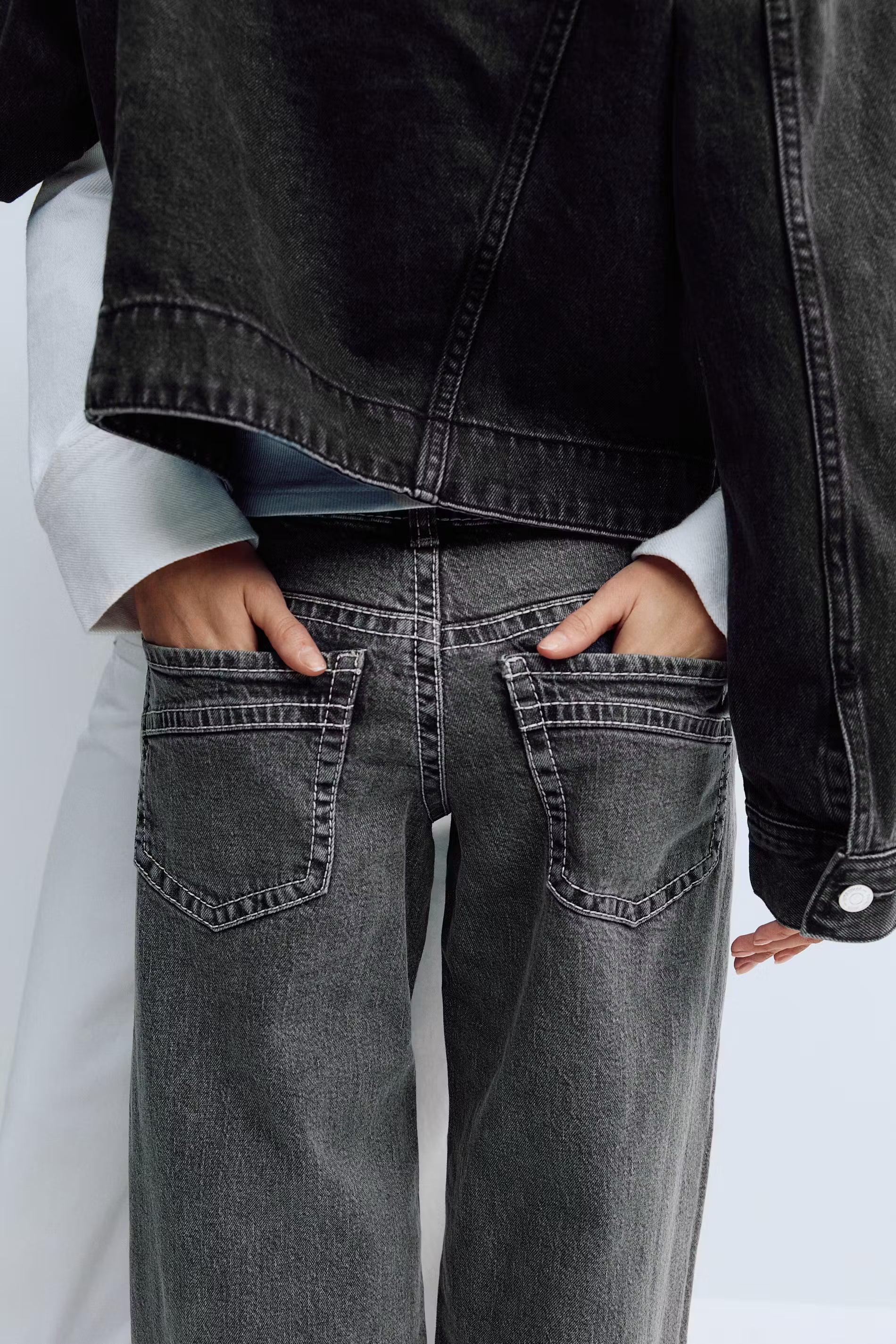 Ultra low wide jeans - Edel Essential