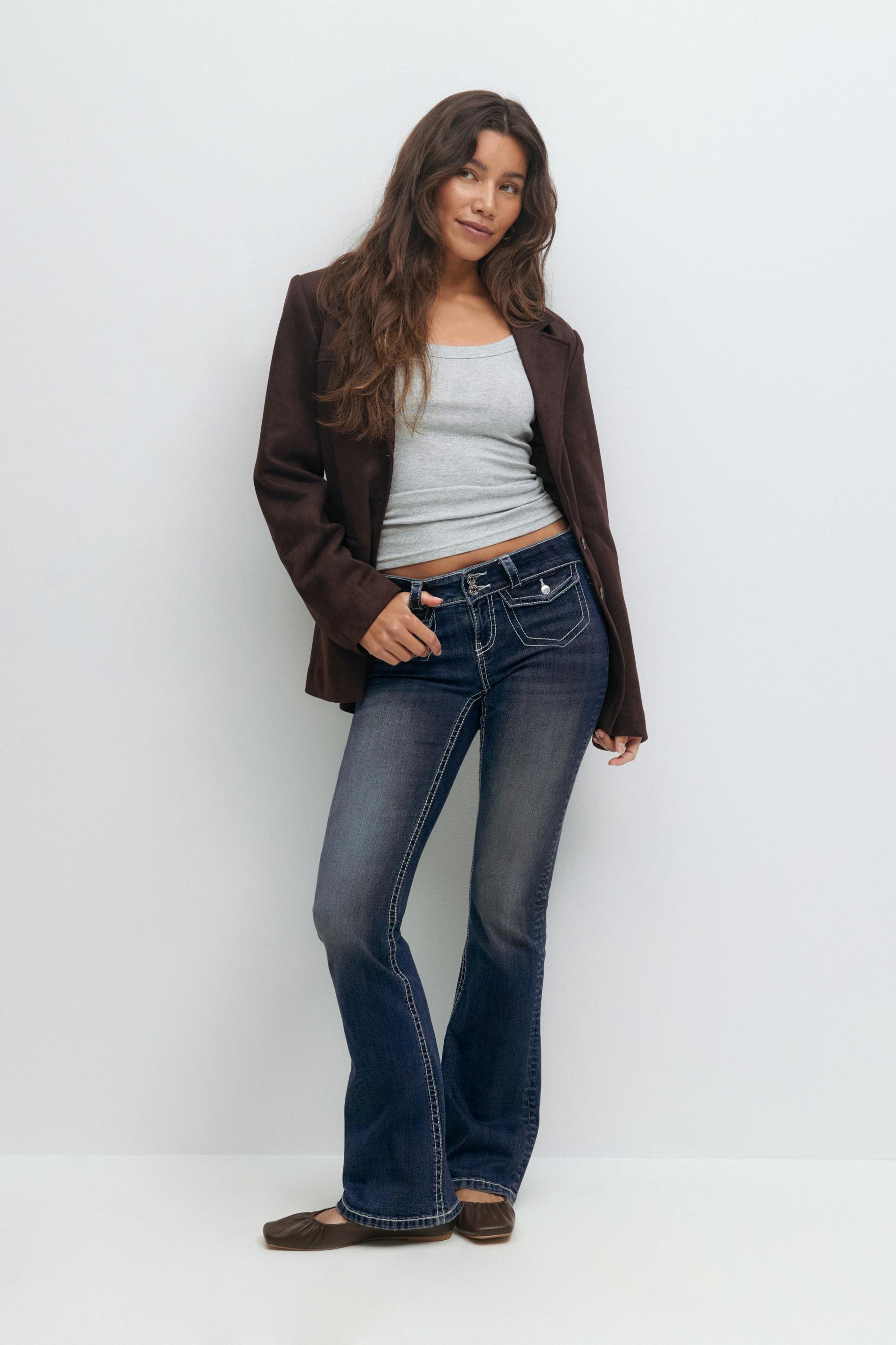 Front pocket bootcut jeans - Edel Essential