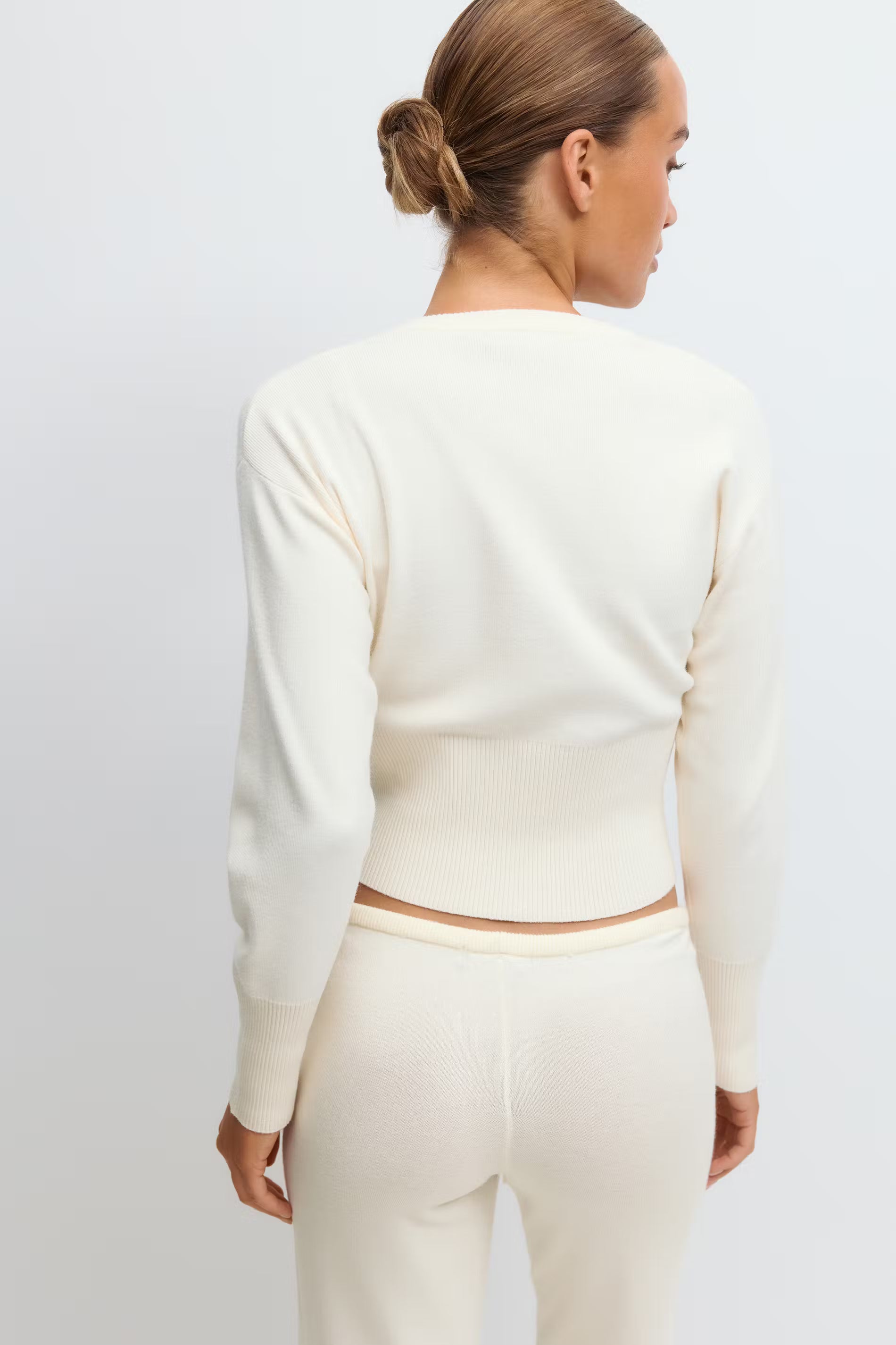 Ribbed Knit Set Fitted - Edel Essential