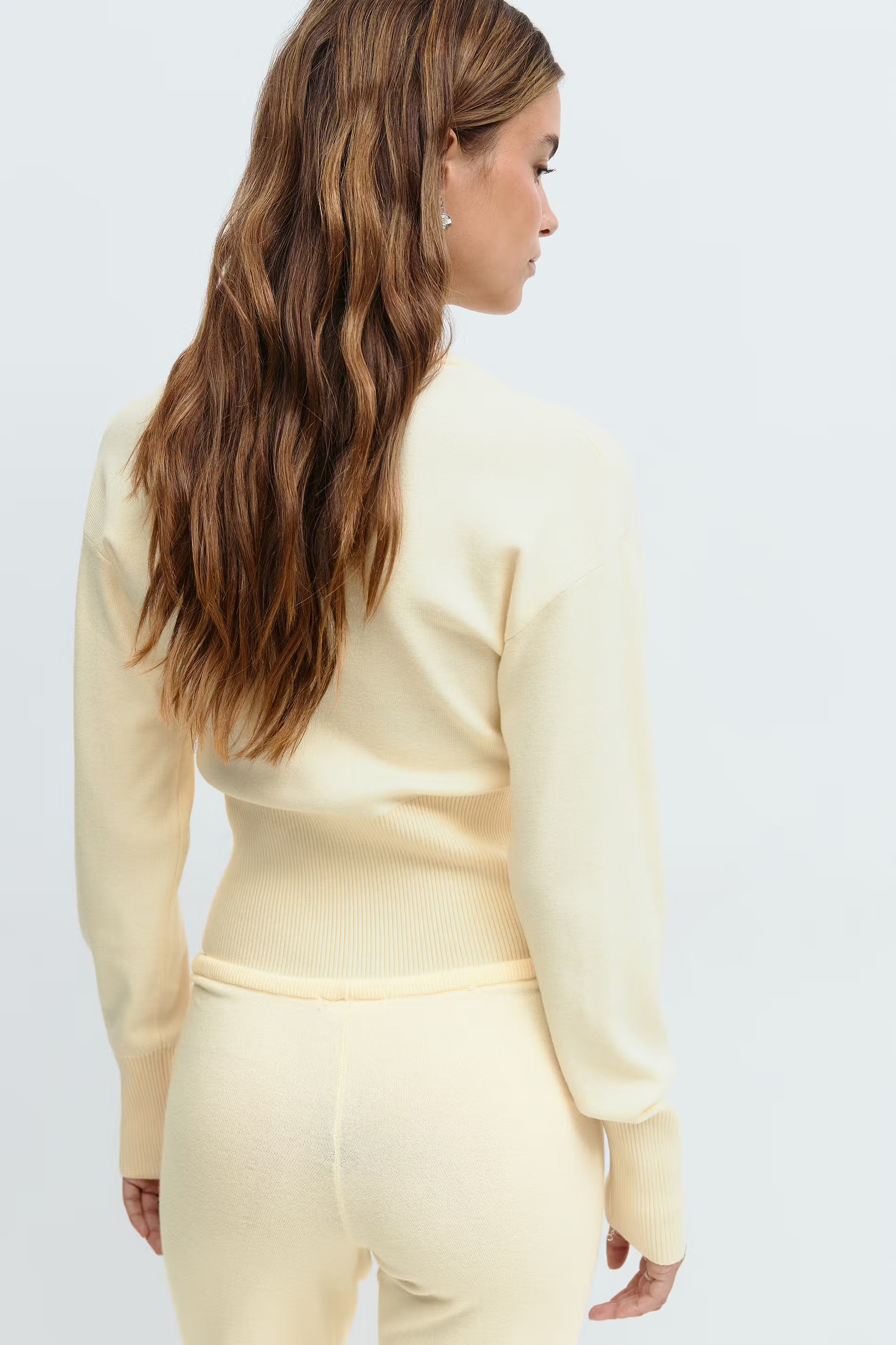 Ribbed Knit Set Fitted - Edel Essential