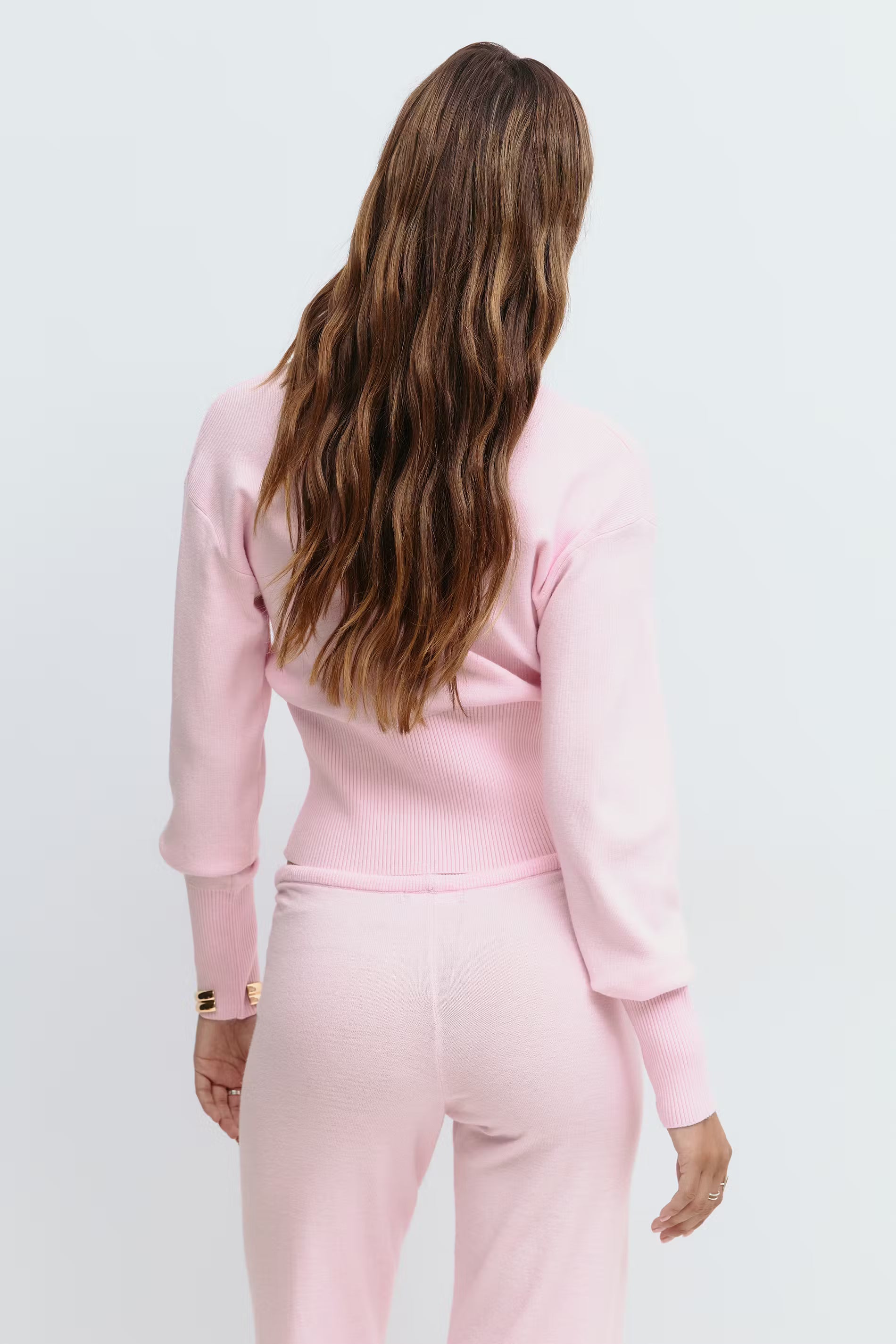 Ribbed Knit Set Fitted - Edel Essential