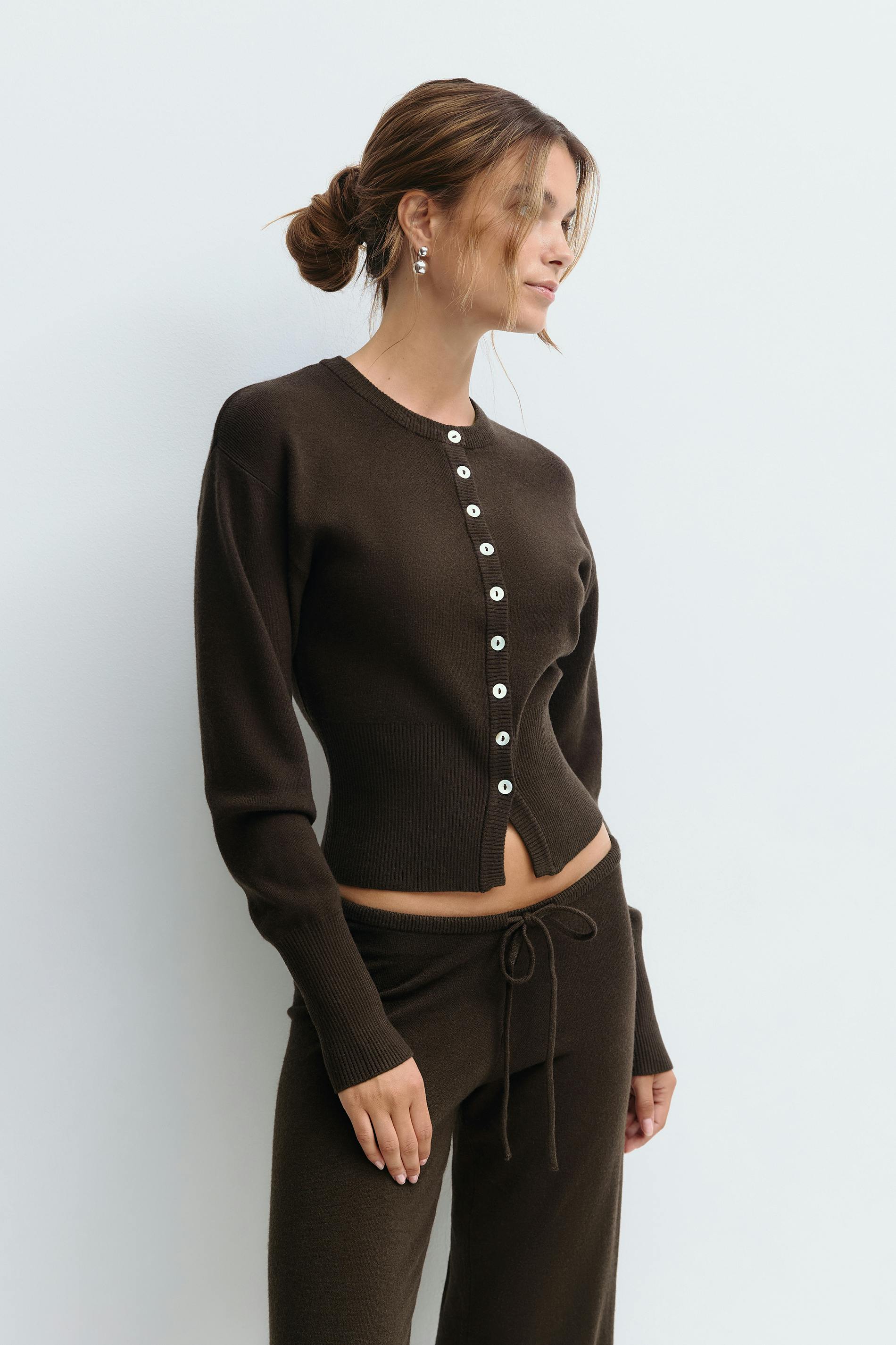 Ribbed Knit Set Fitted - Edel Essential