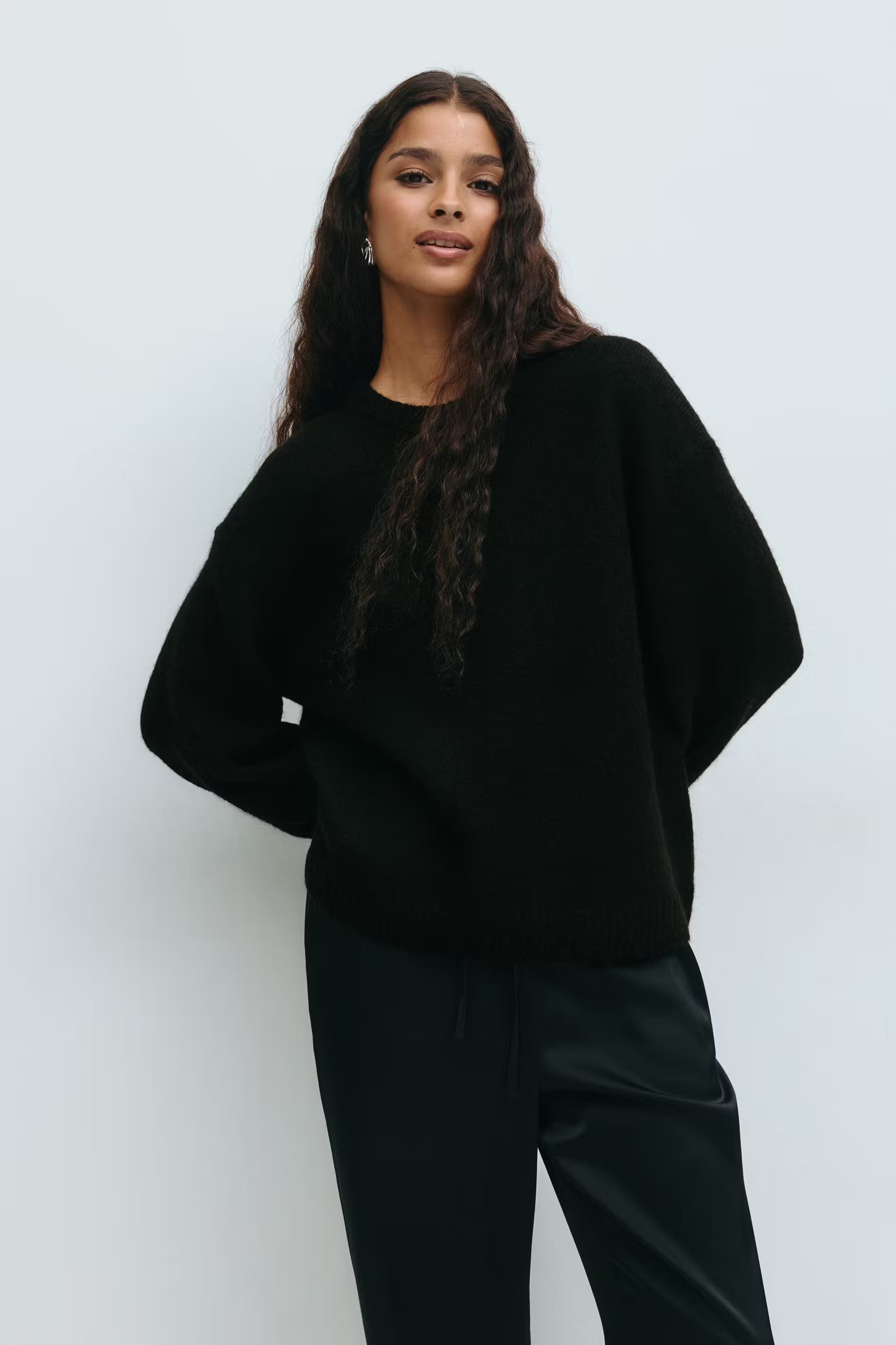 Crew neck knitted sweater - Edel Essential