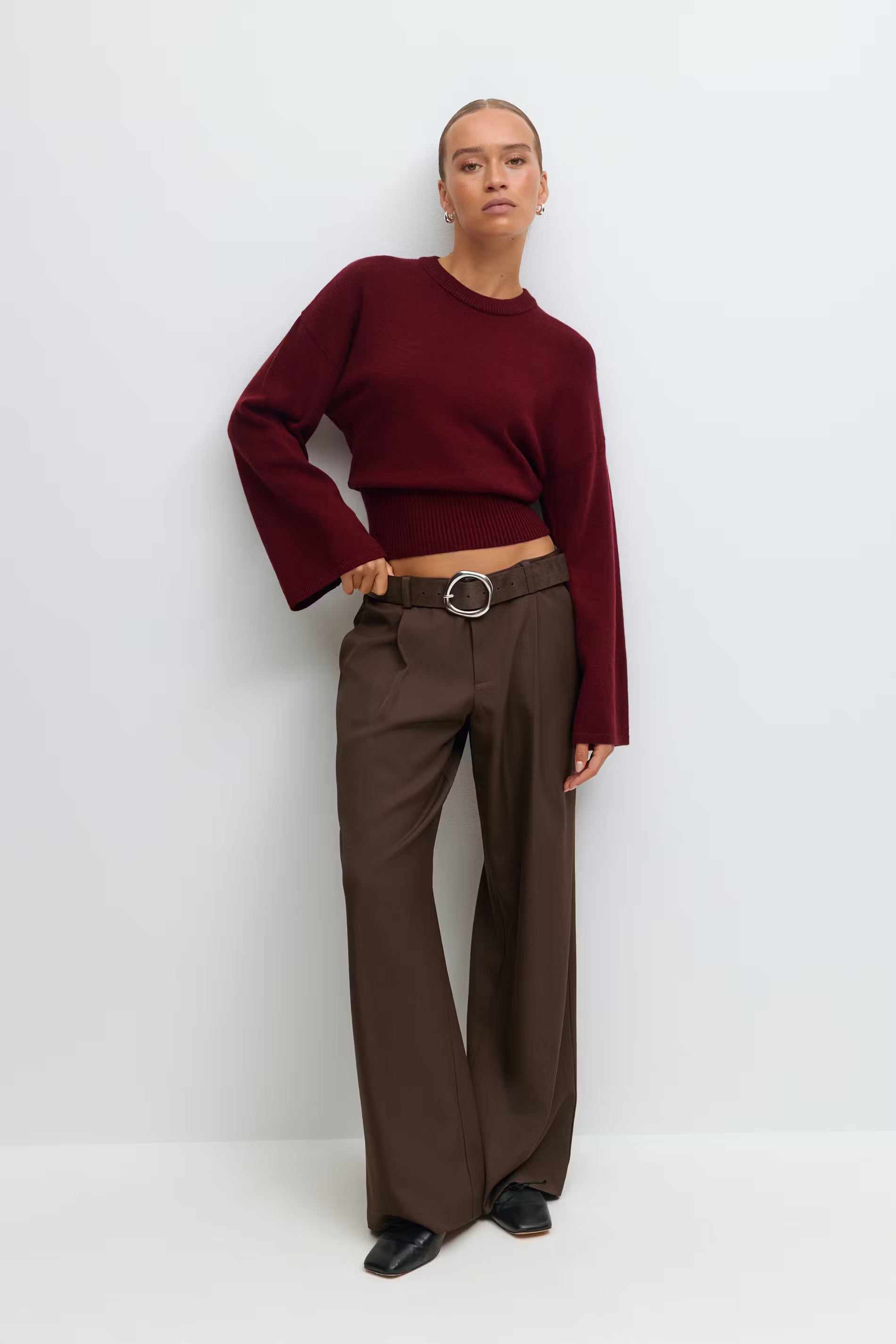 Wide sleeve knitted top - Edel Essential
