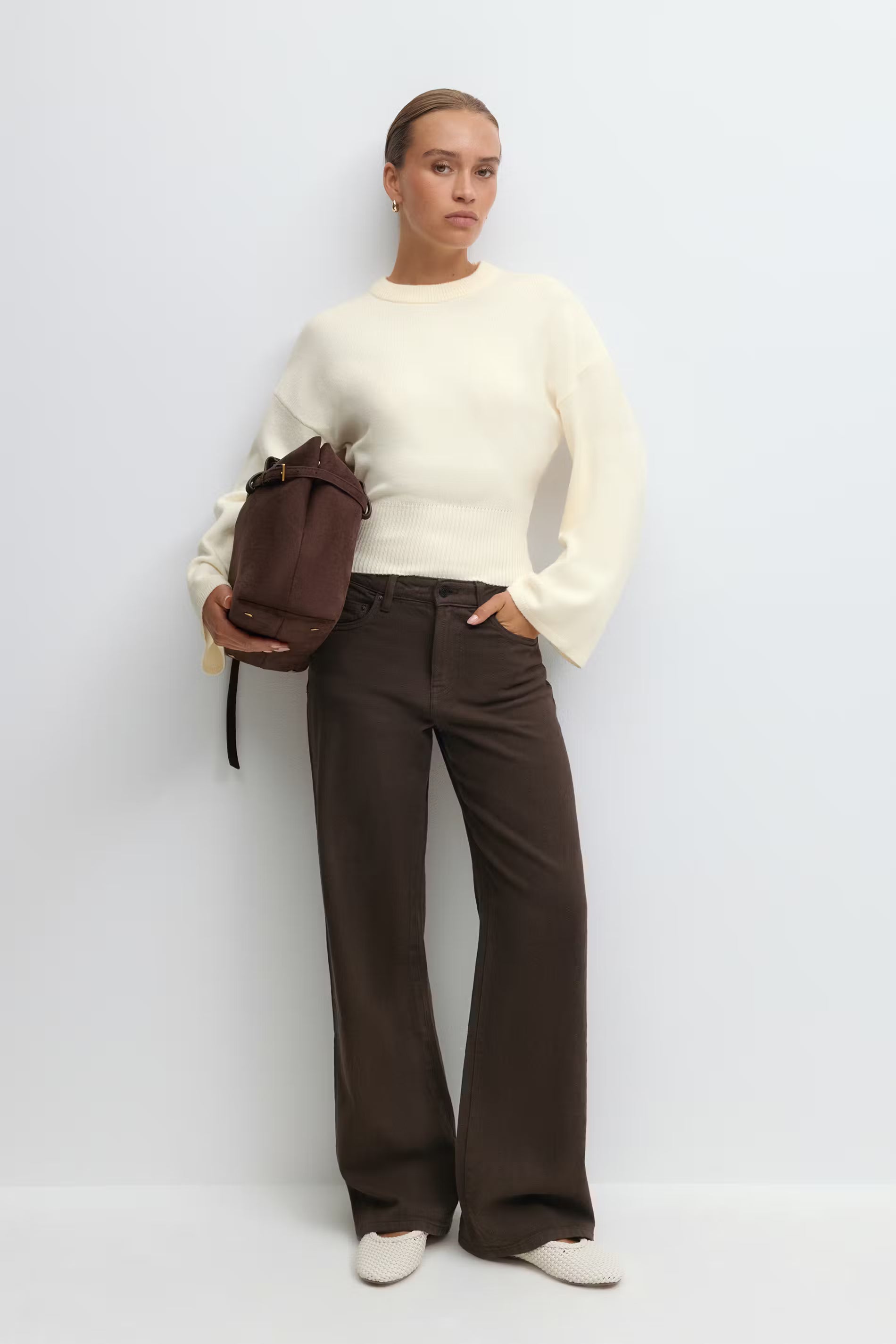 Wide sleeve knitted top - Edel Essential