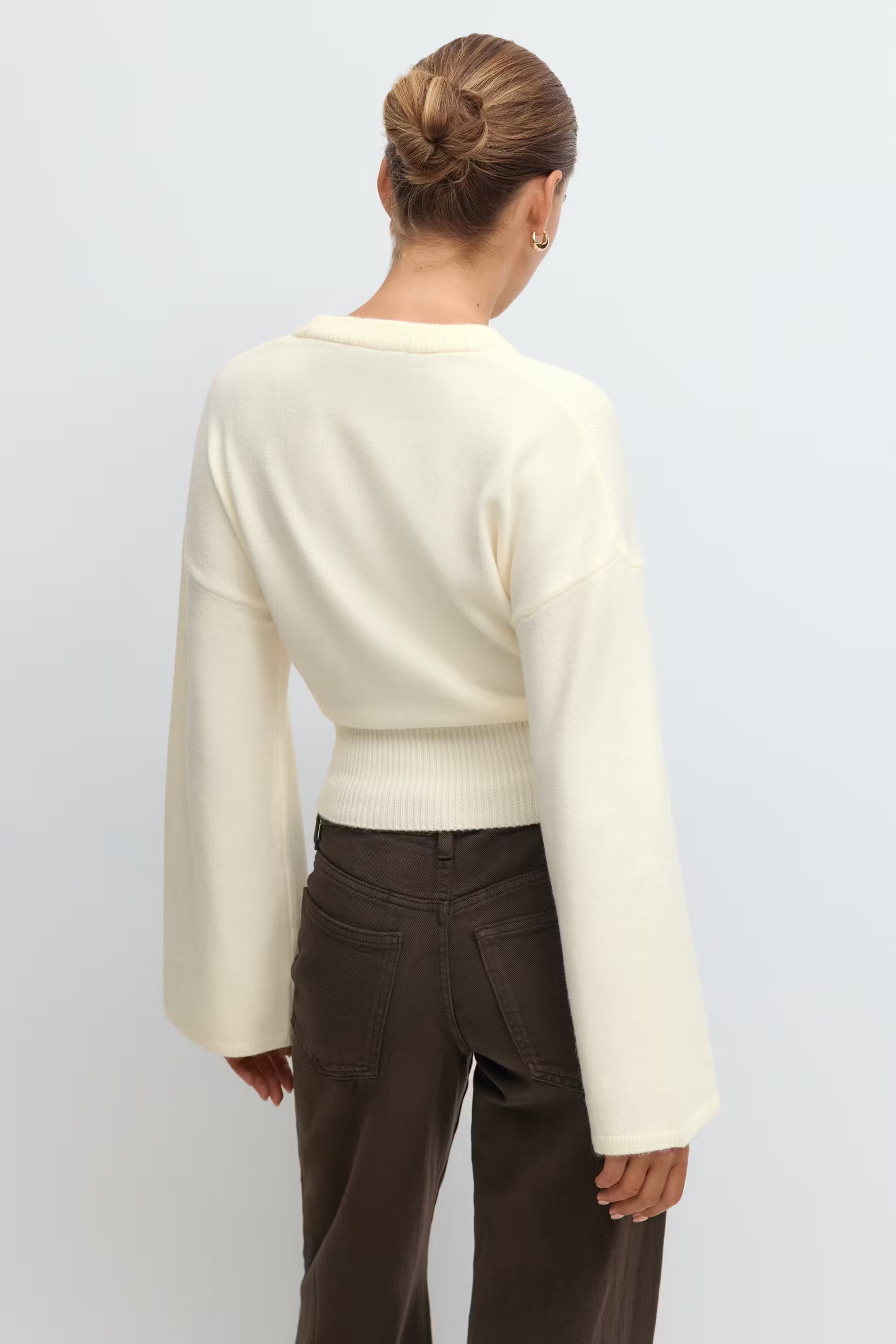 Wide sleeve knitted top - Edel Essential