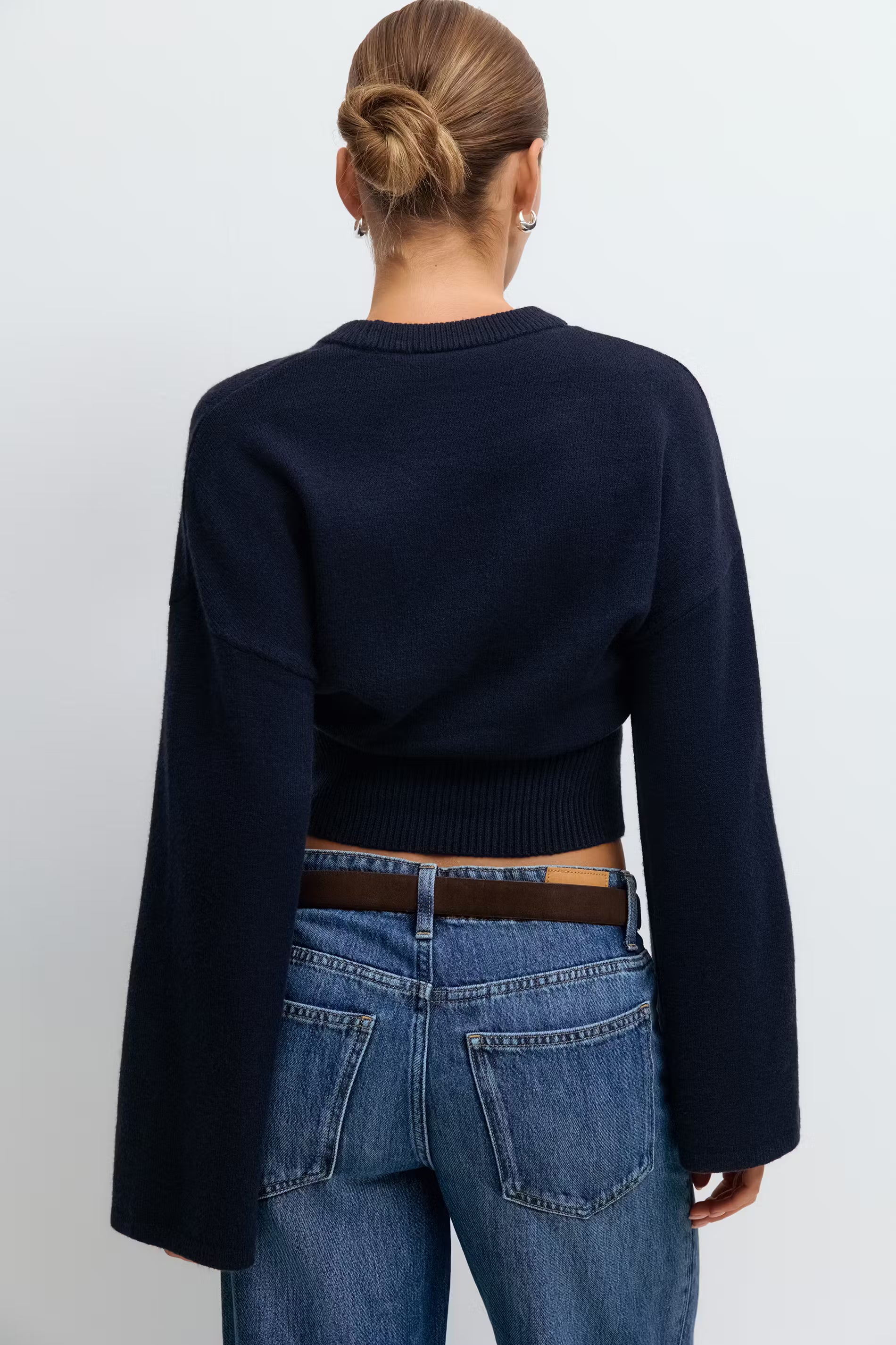Wide sleeve knitted top - Edel Essential