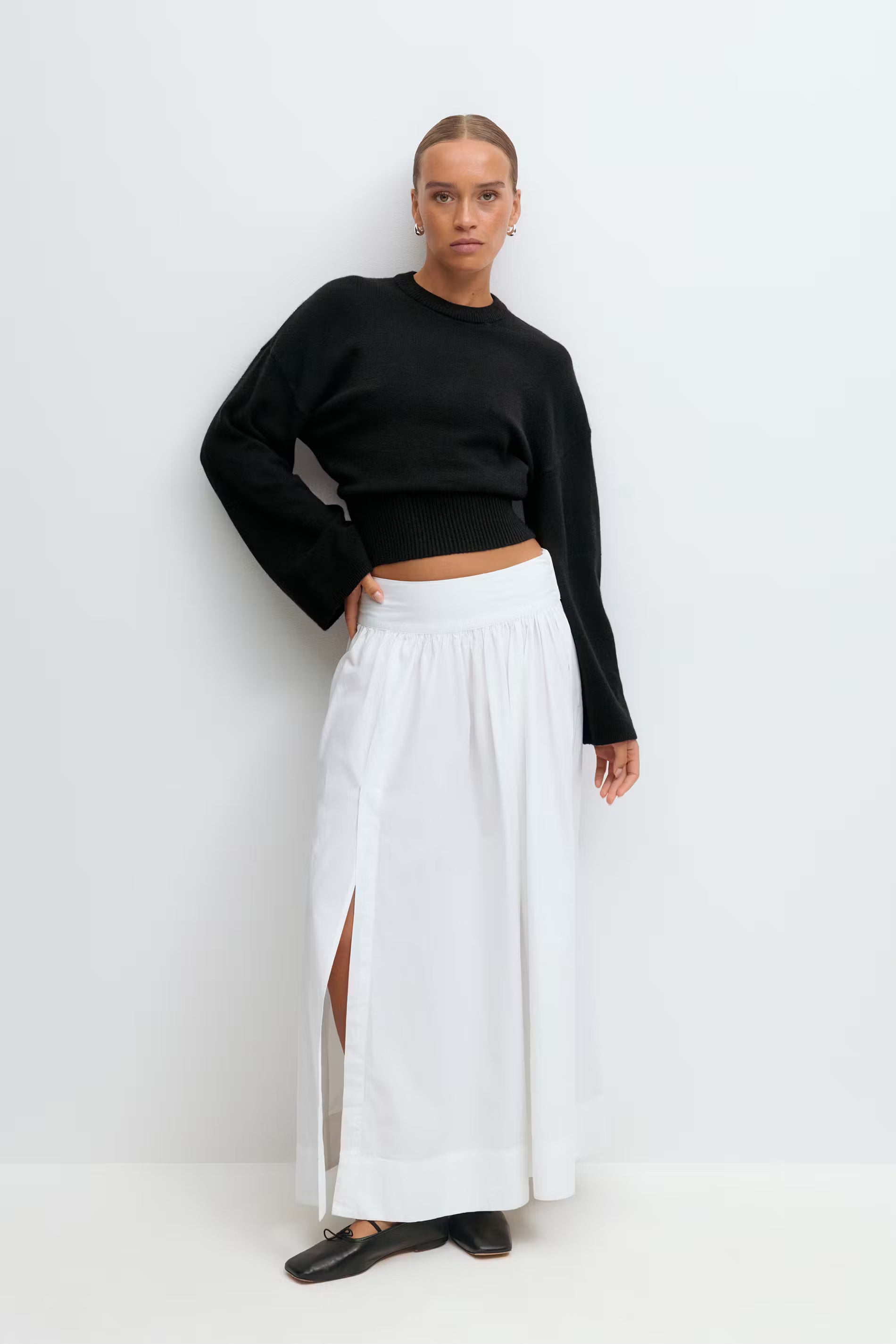 Wide sleeve knitted top - Edel Essential