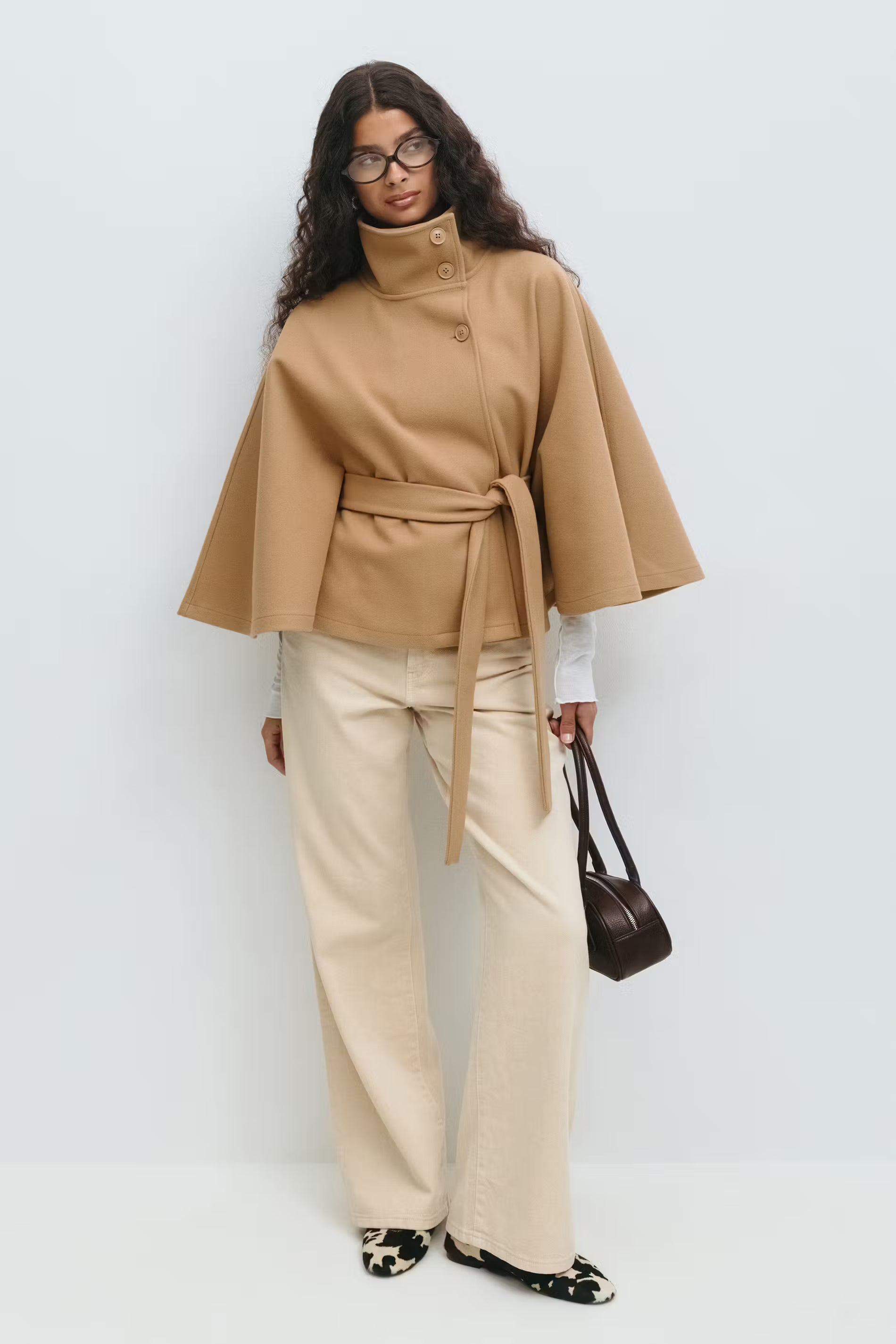 Belted cape jacket - Edel Essential