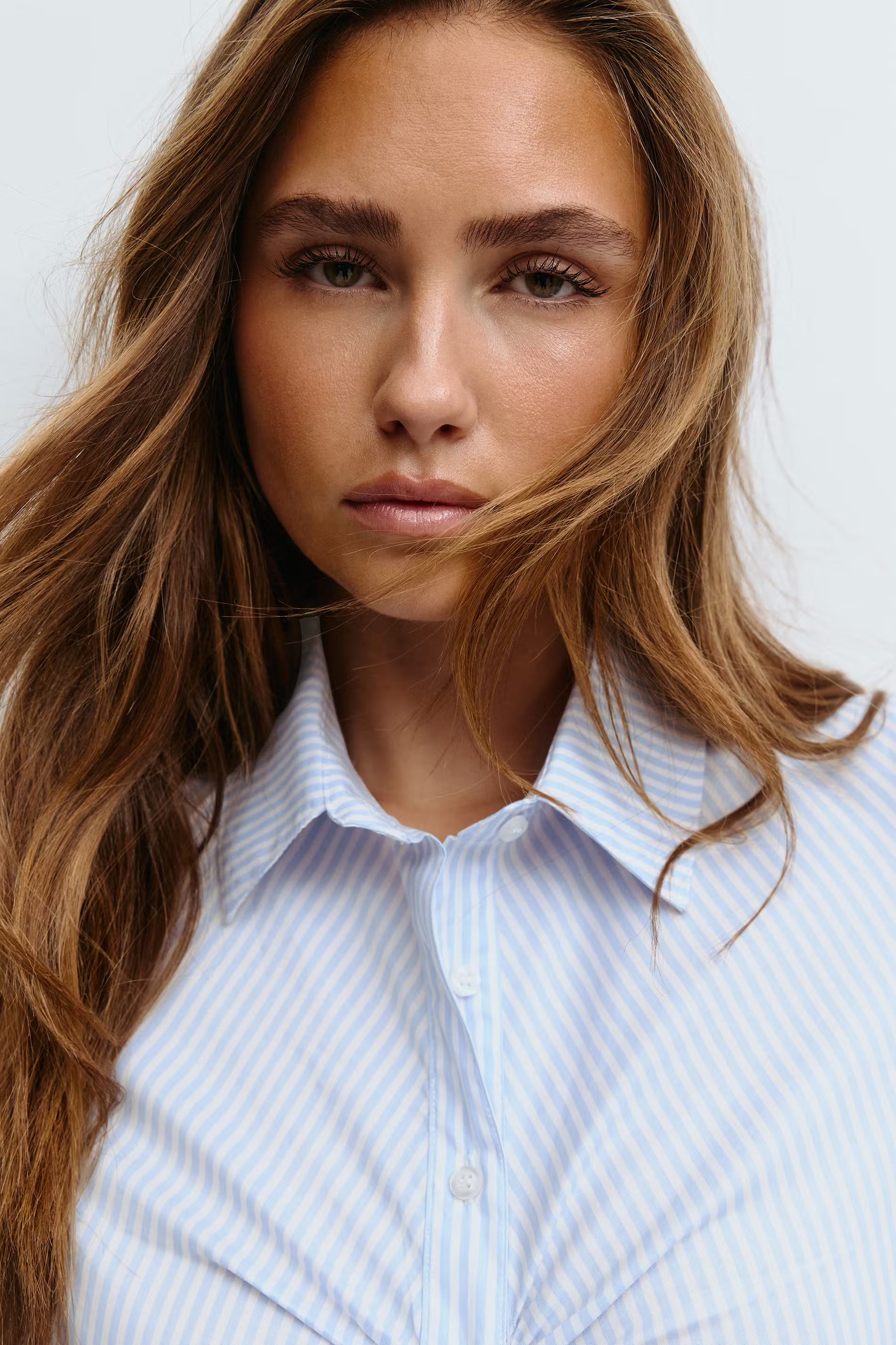 Fitted short sleeve striped shirt - Edel Essential