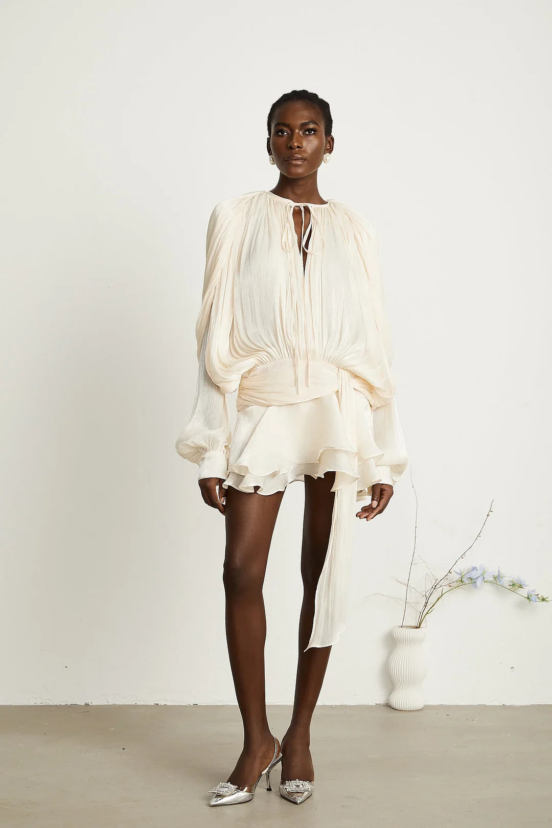 Ruffled Mini Dress - Edel Essential
