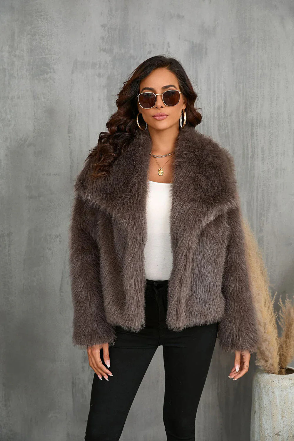 Jessica Cozy Fur Coat