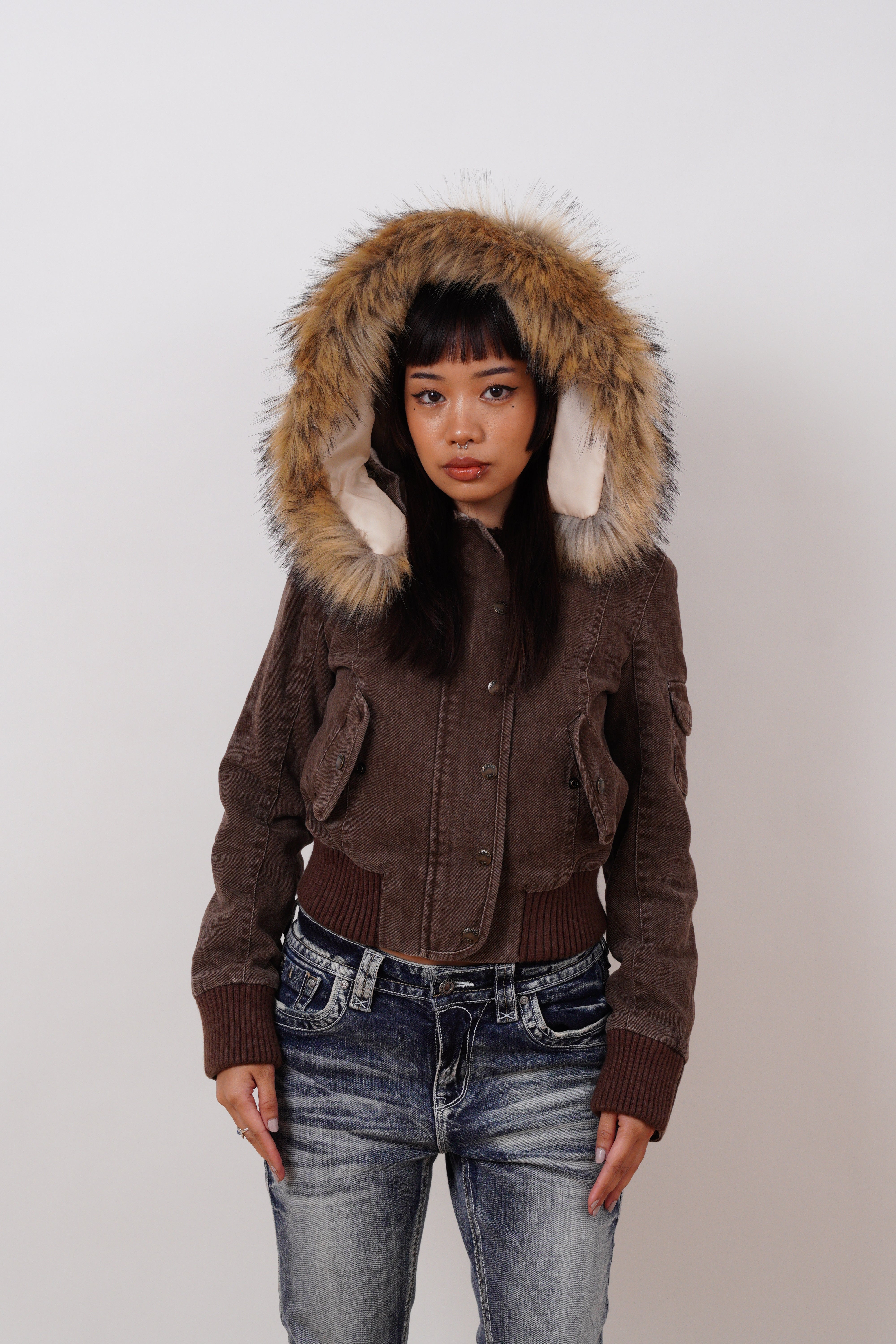 Vintage Jacket with Fur Collar - Edel Essential
