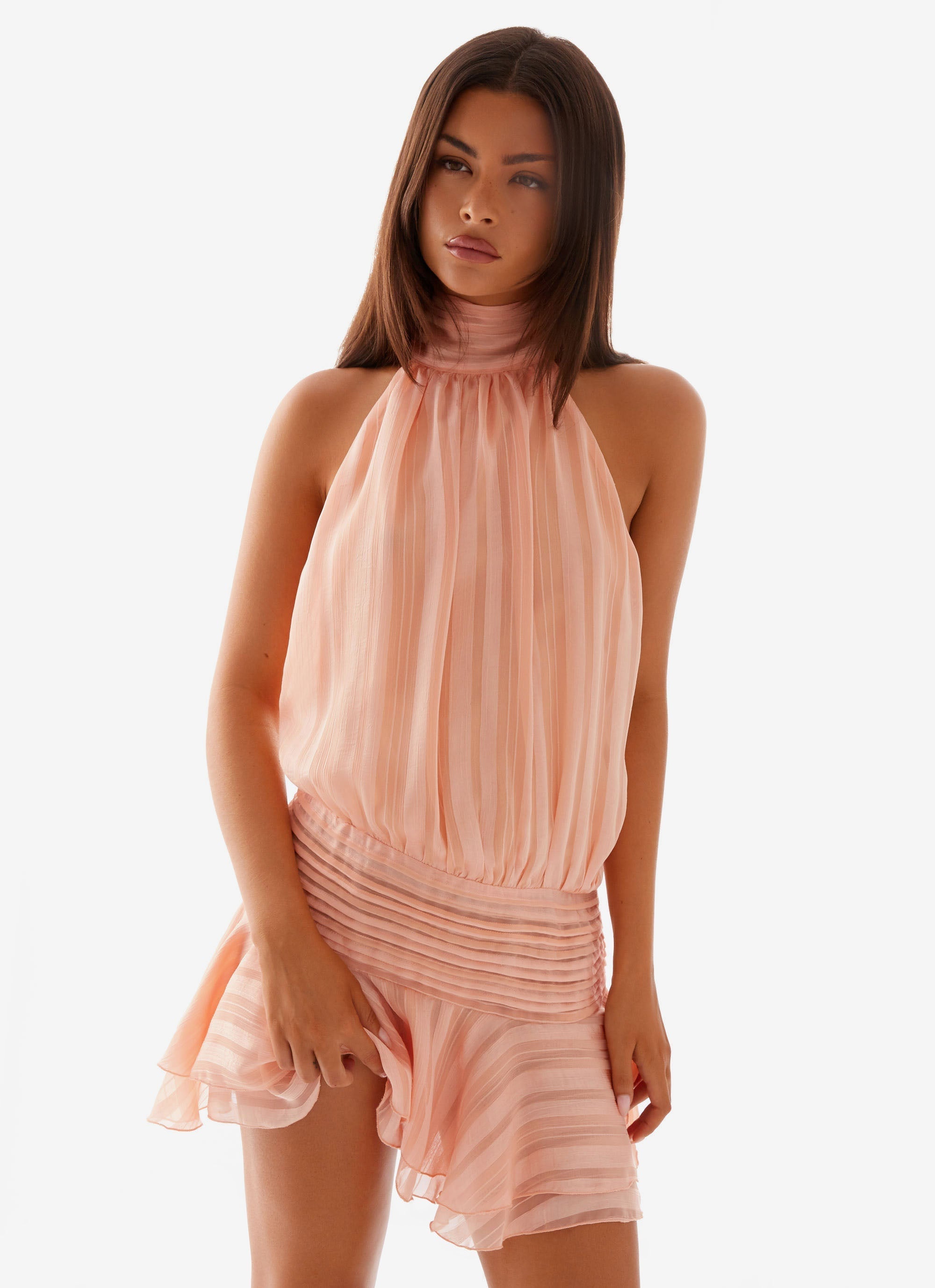 Willow chiffon mini dress - Edel Essential