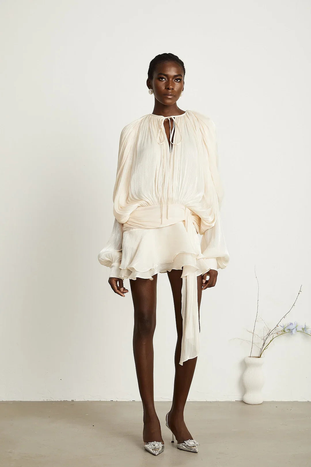 Ruffled Mini Dress - Edel Essential