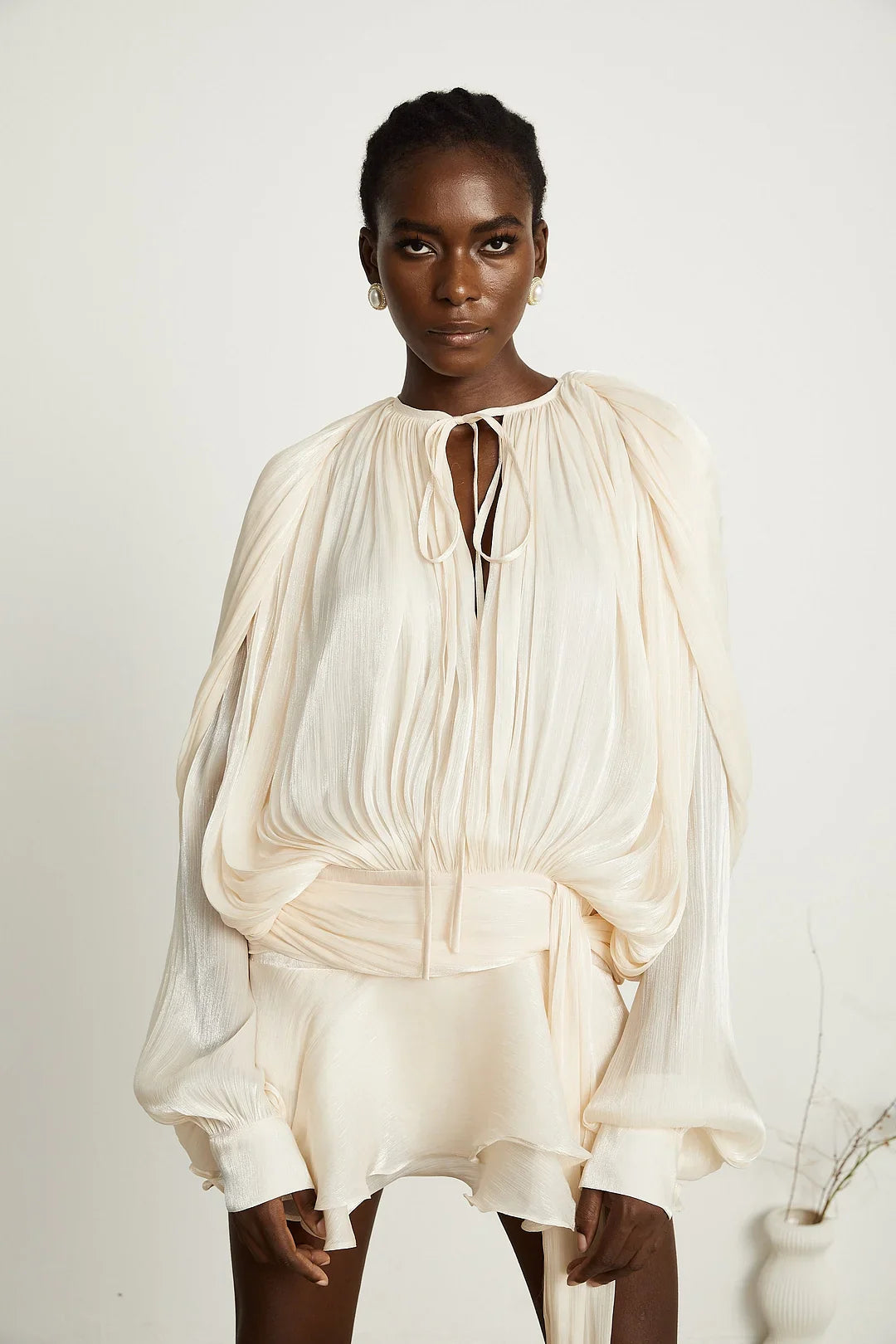 Ruffled Mini Dress - Edel Essential