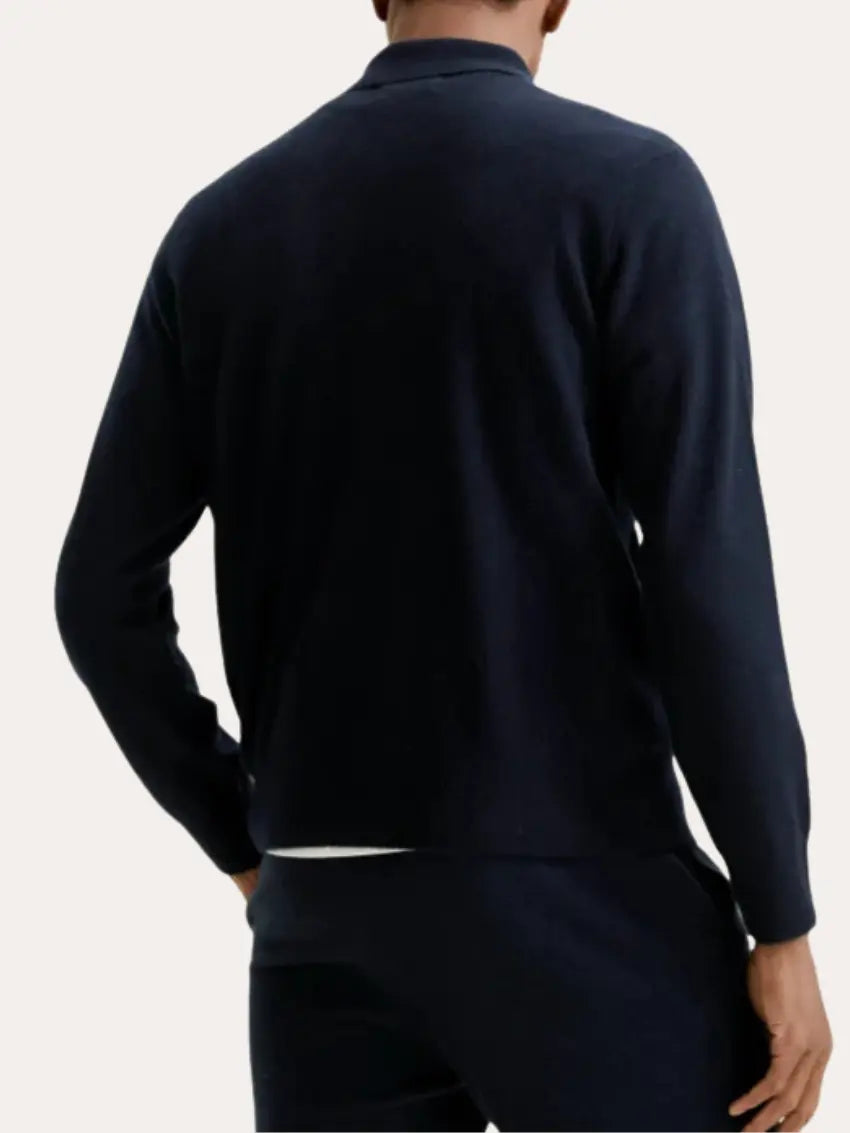 Cashmere Jacket Marine Blue - Edel Essential