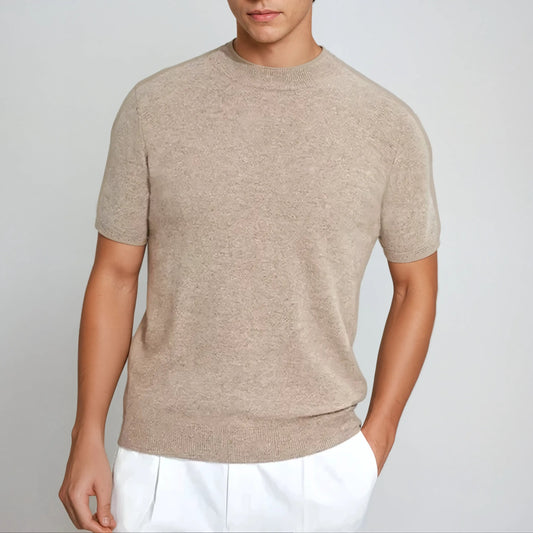 Cashwool T-shirt Beige - Edel Essential