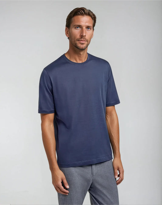 Signature Supima T-shirt – Intense Blue - Edel Essential