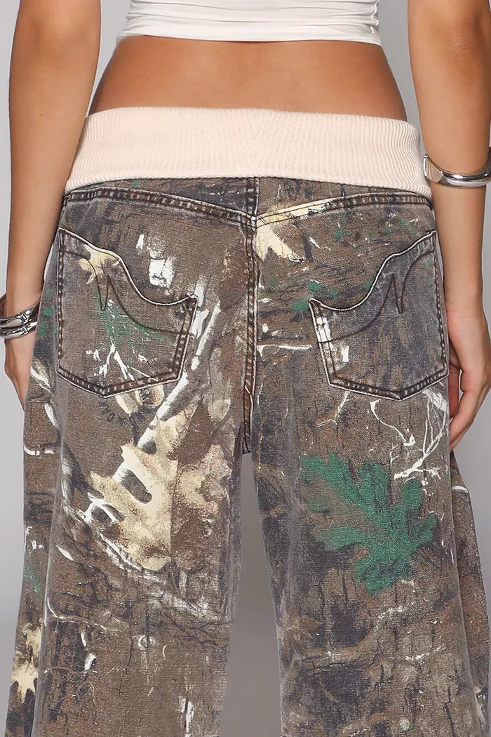 Low Rise Waistband jeans - Edel Essential