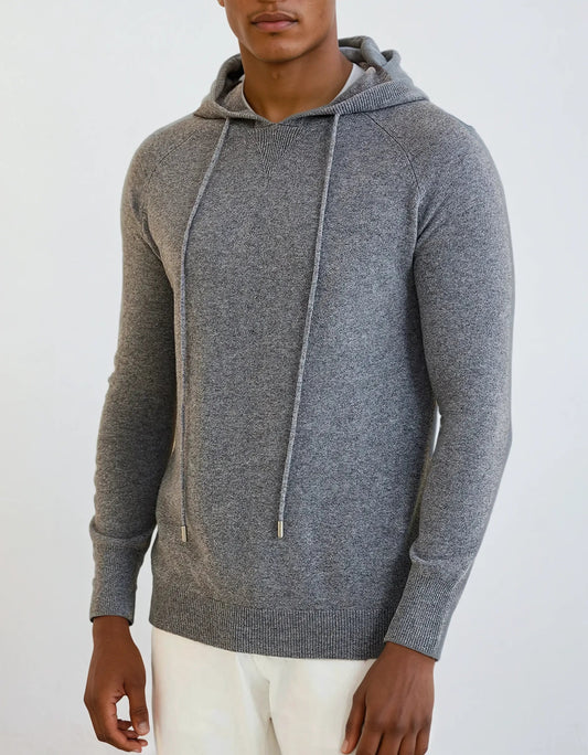 Essential Cashmere Hoodie - Dark Grey - Edel Essential
