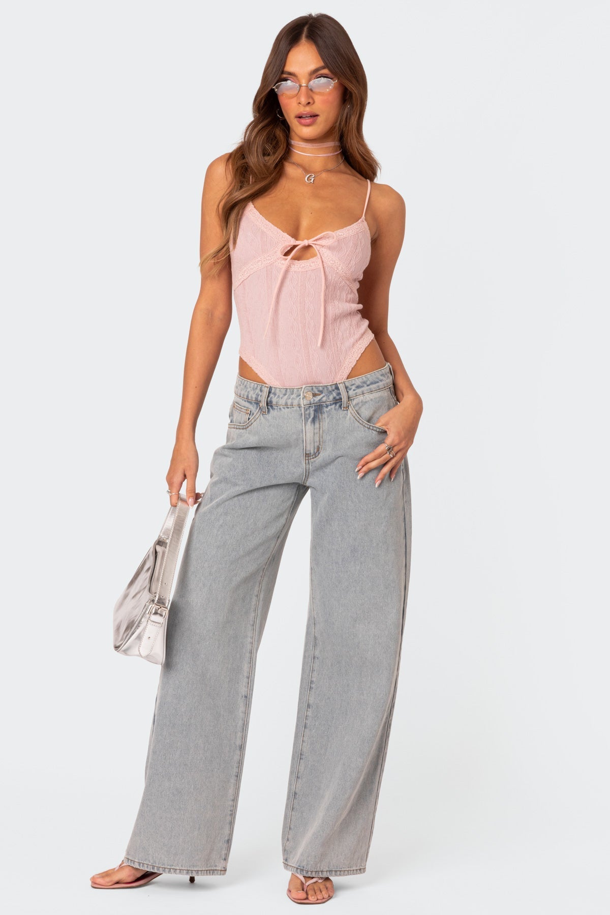 Bow Pocket Relaxed Jeans - Edel Essential