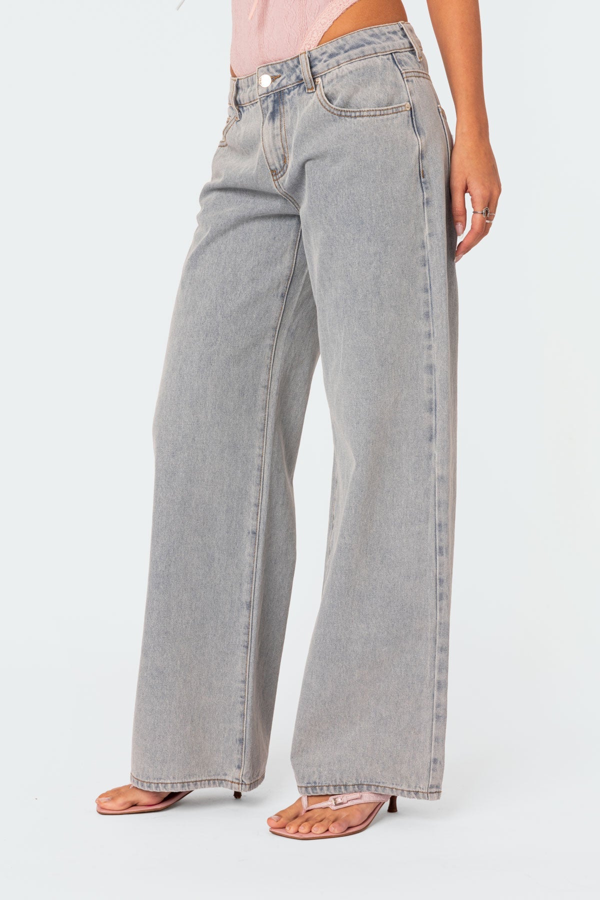 Bow Pocket Relaxed Jeans - Edel Essential