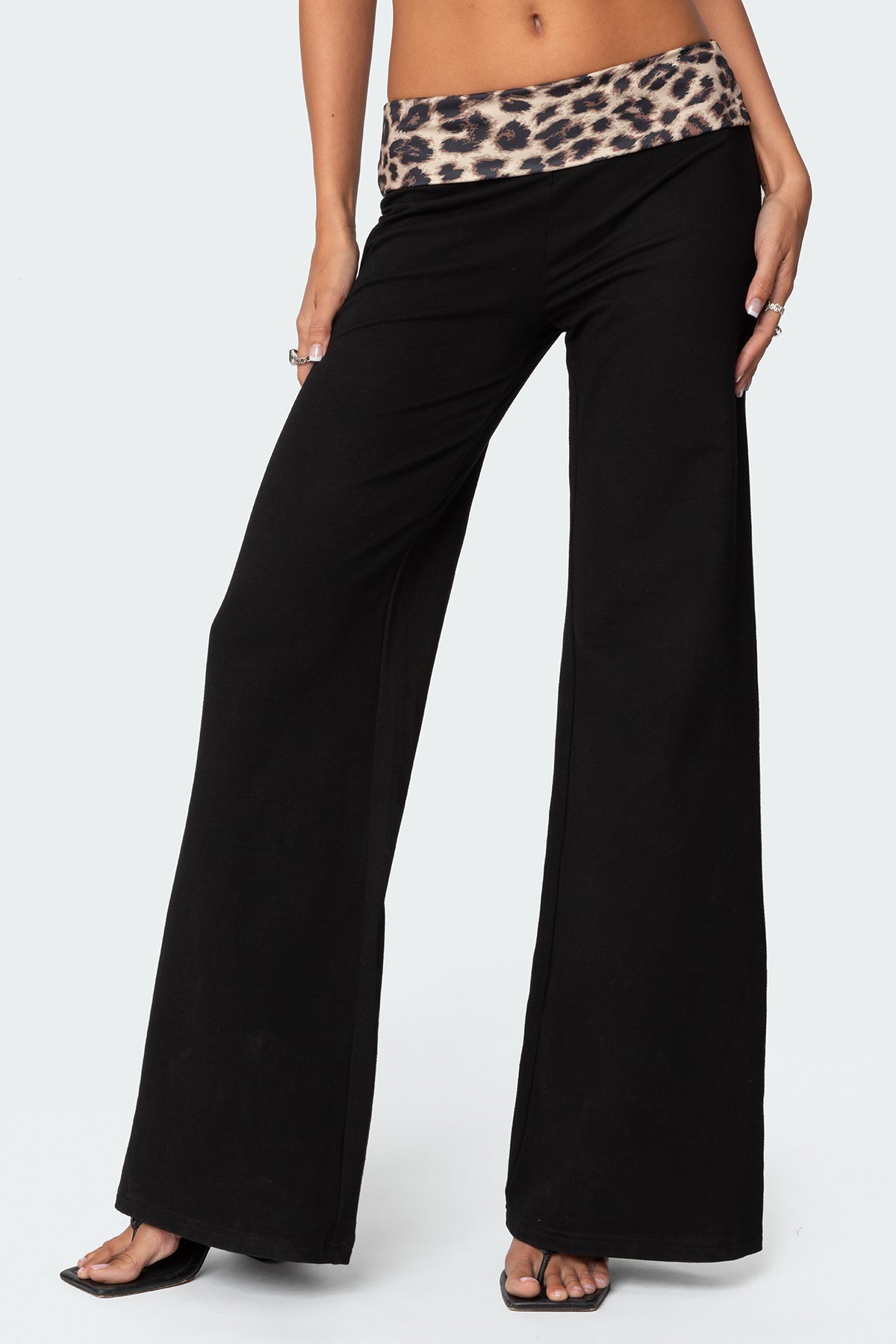 Leopard Flared Pants - Edel Essential
