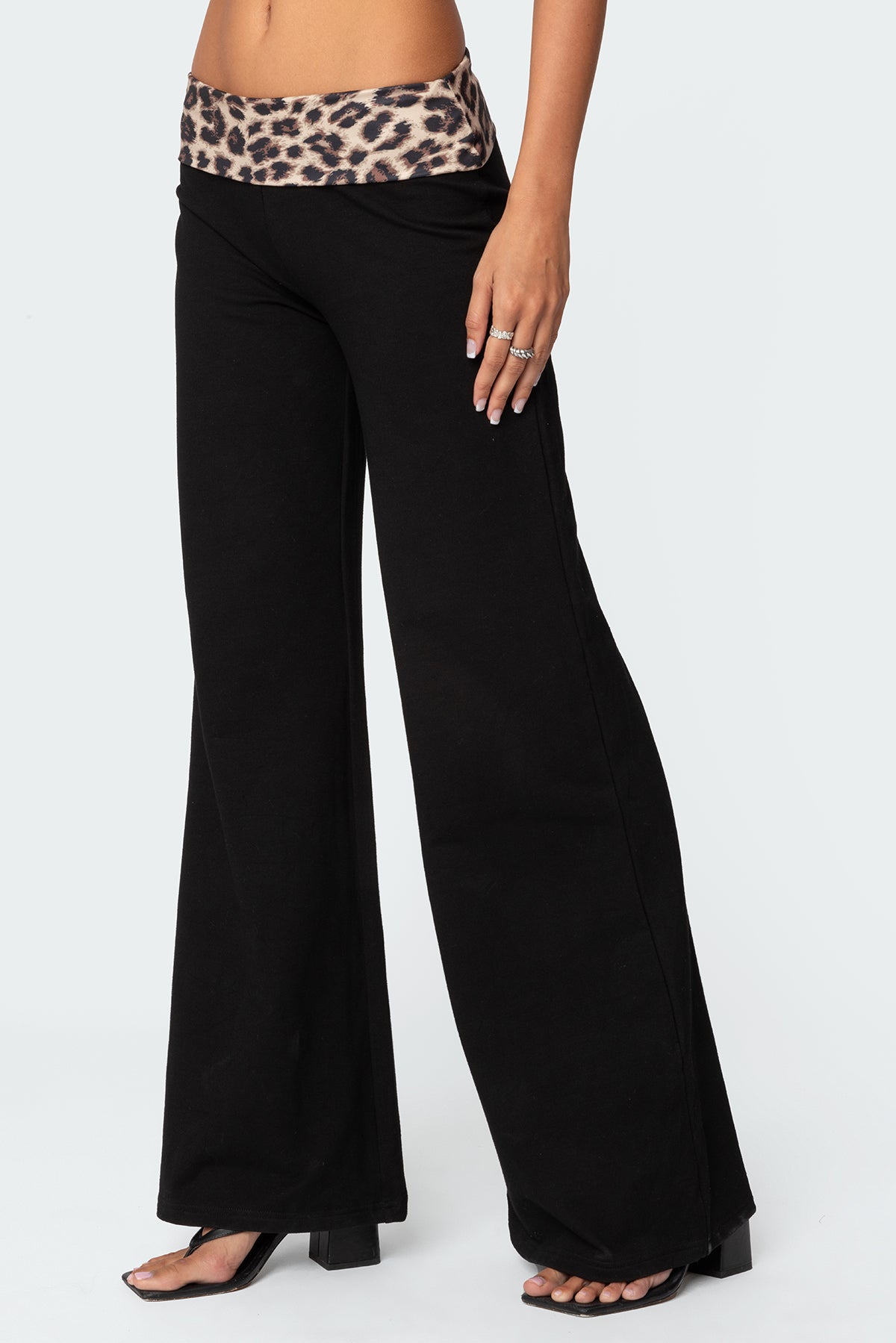 Leopard Flared Pants - Edel Essential