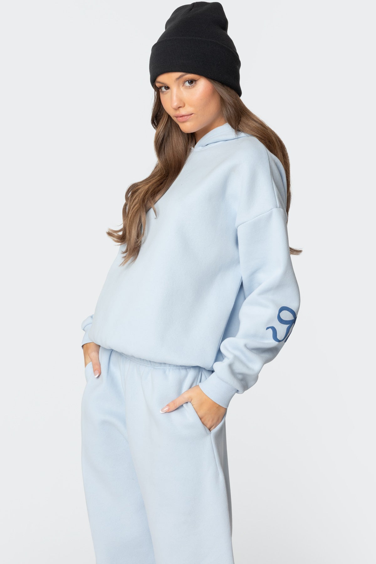 Bow Detail Hoodie + FREE Sweatpants - Edel Essential