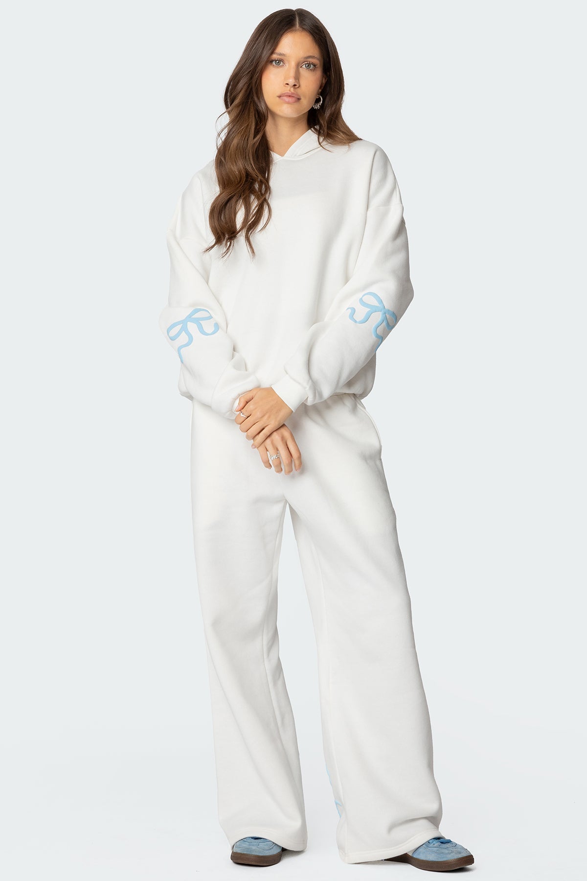 Bow Detail Hoodie + FREE Sweatpants - Edel Essential