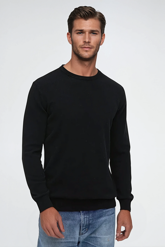 Premium Cashwool Sweater - Black - Edel Essential