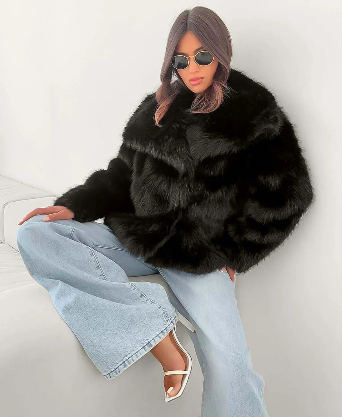 Jessica Cozy Fur Coat