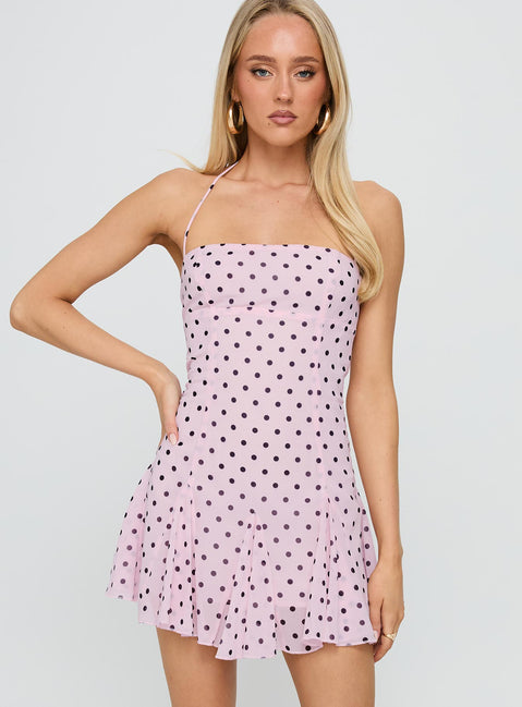 Polka Dot Mini Dress - Edel Essential