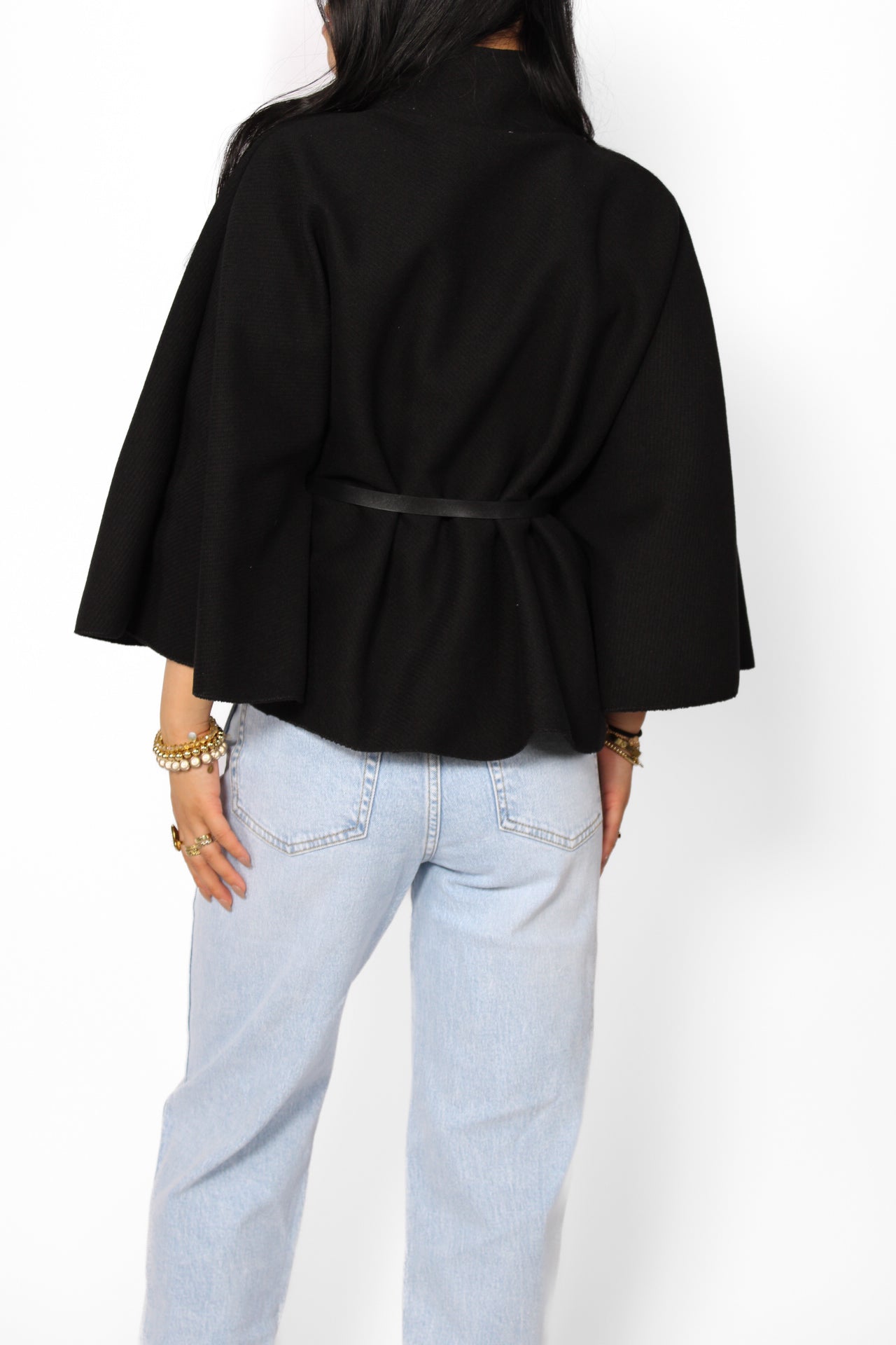 Nova Belted Cape Poncho